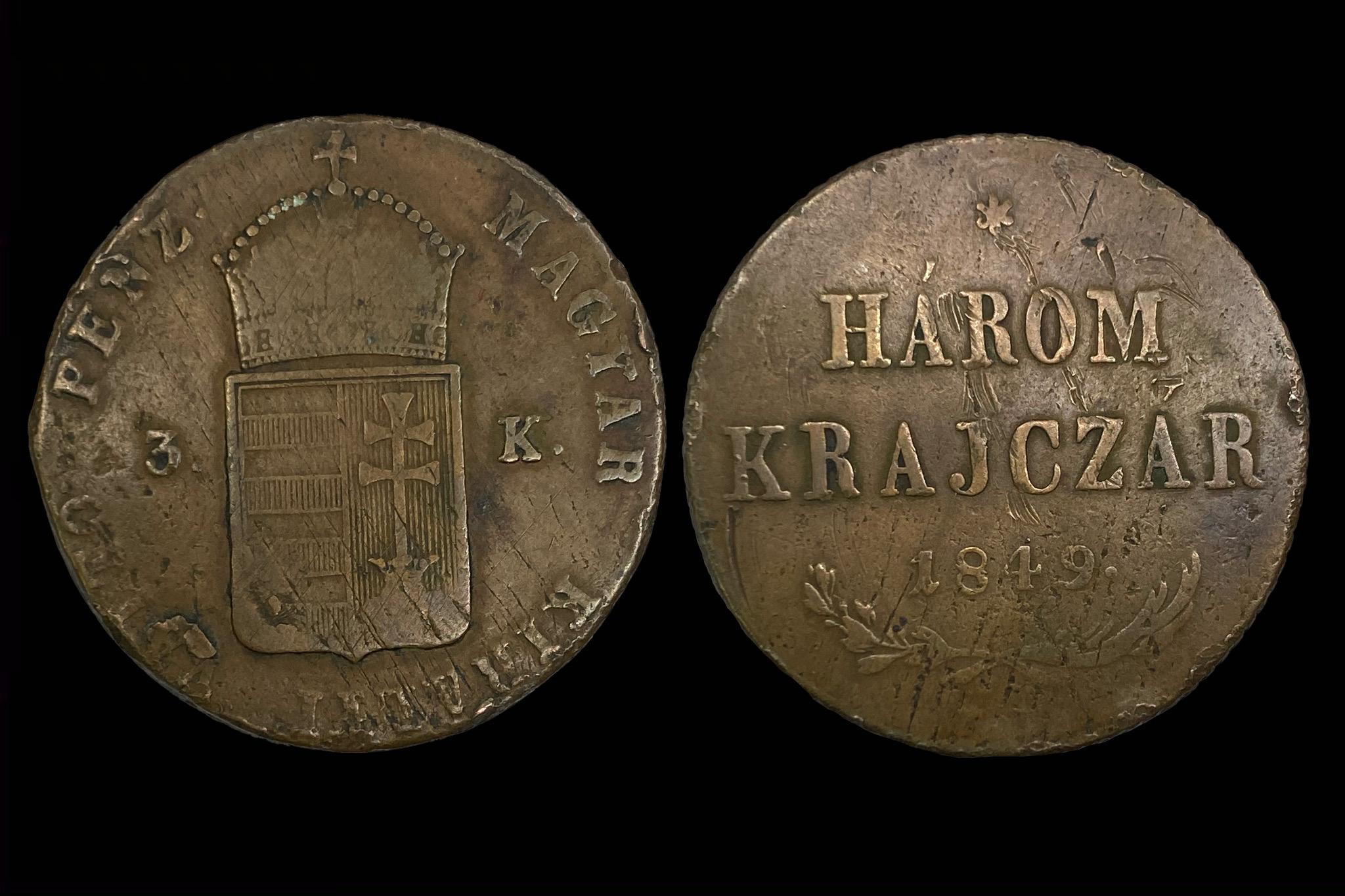 3 Krajcár (1849) ÉH-1431