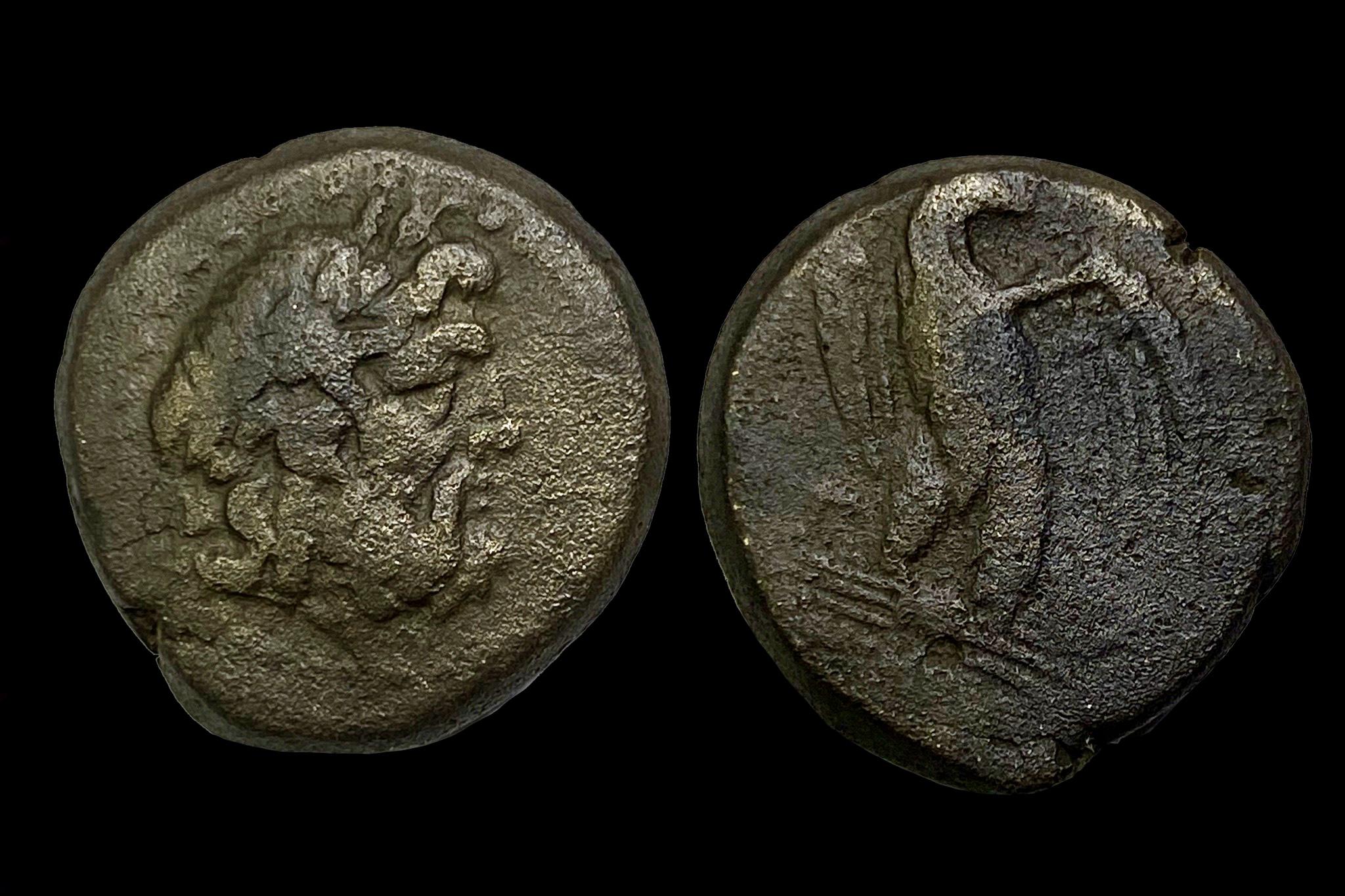 Mysia,Pergamon (i.e.200-133)AE SNG Copenhagen 379 Zeus fejes