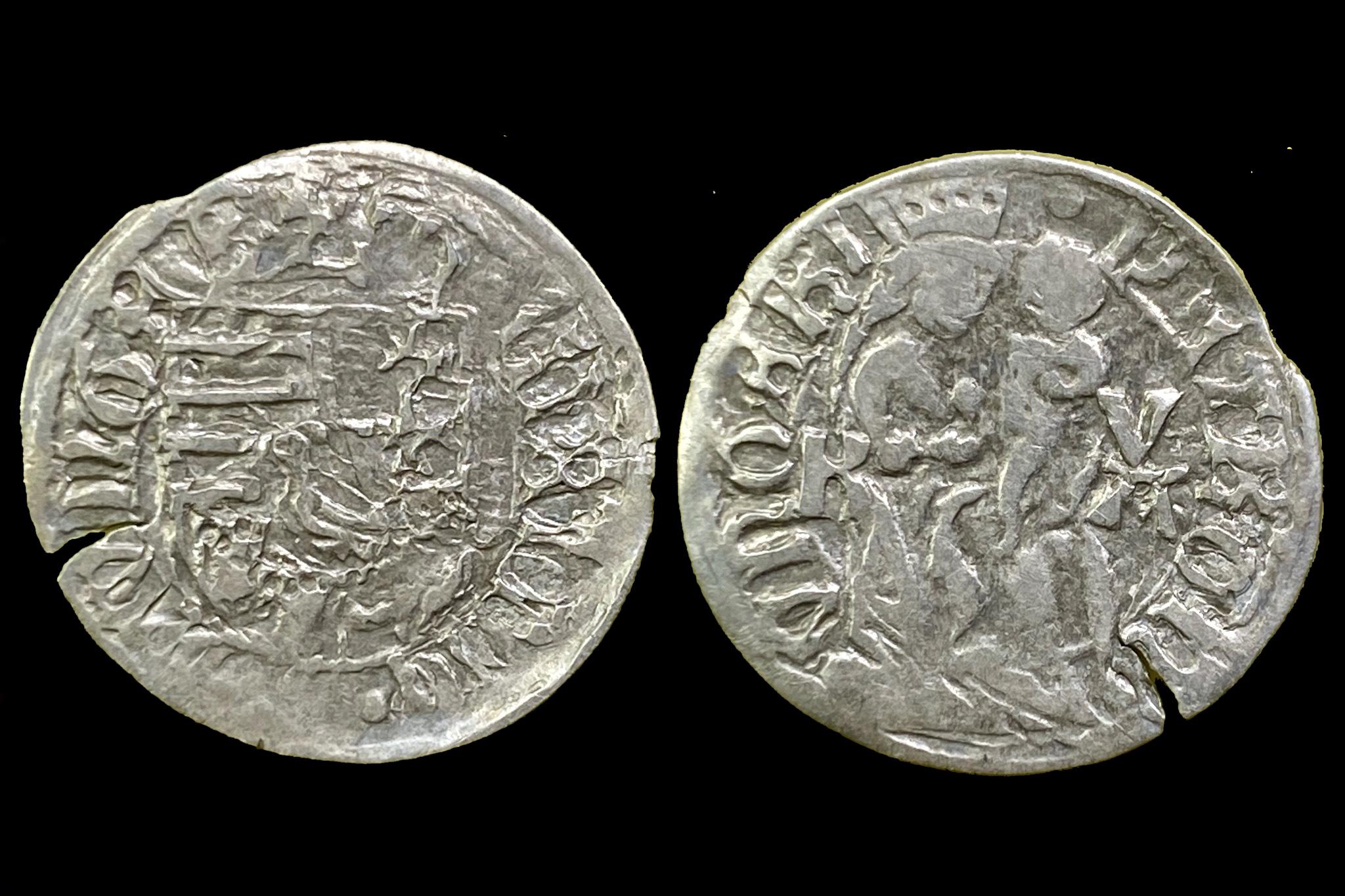 I. Matthias denar ÉH-565/d (veret kettőződés)