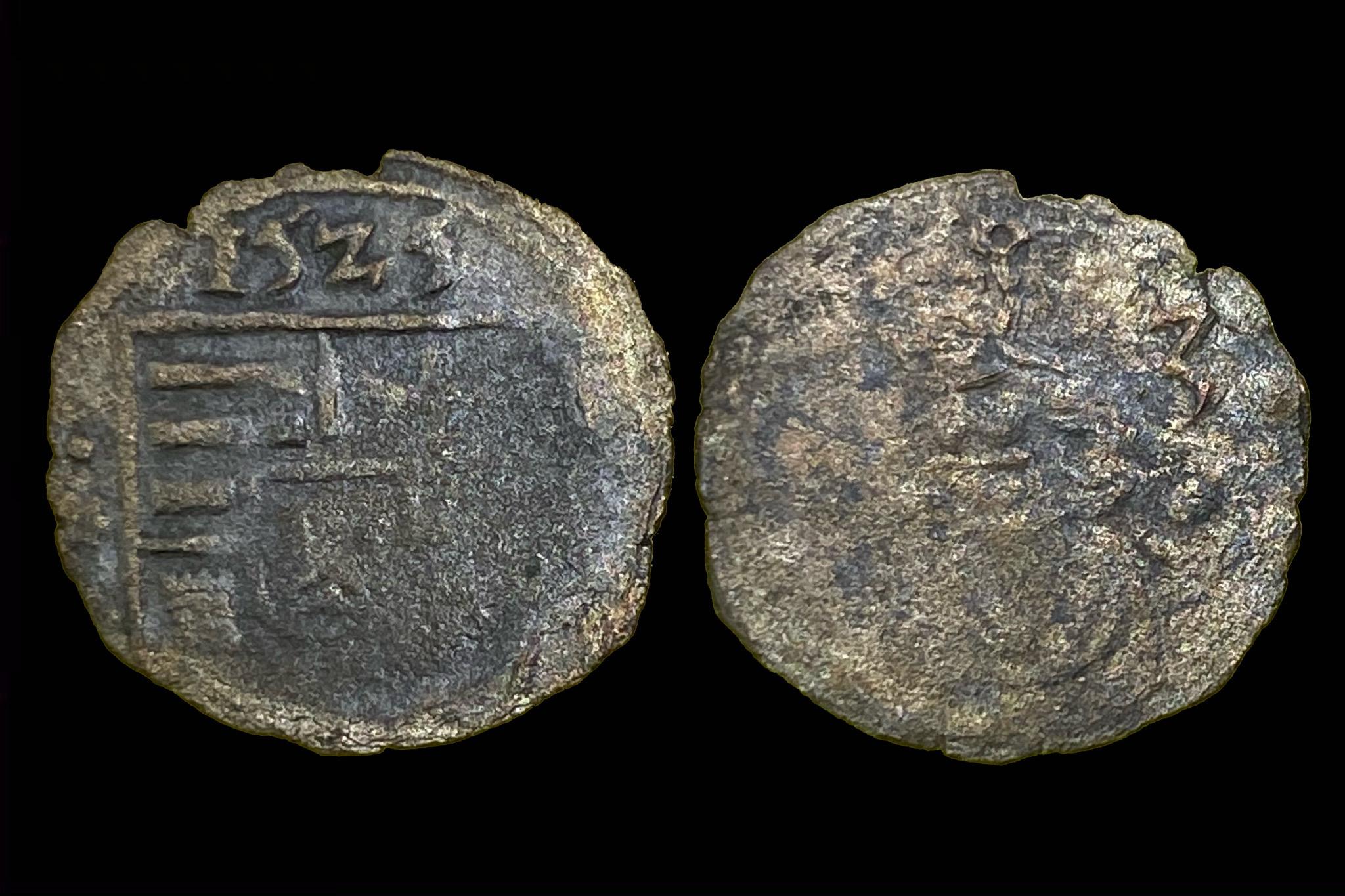 II. Louis denar Phol-258 10 R! (1525_Agram)