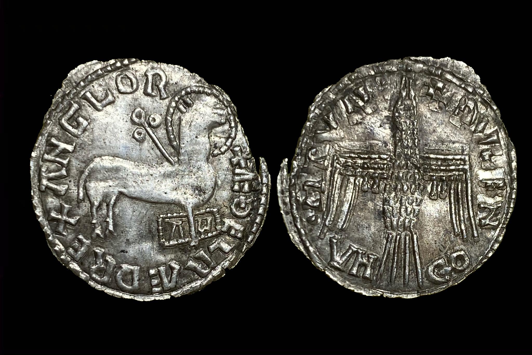 Gyűjtői másolat Harthacnut AGNUS DEI AETHELRED II 1035-1042 ANGOL-VIKING PENNY 
