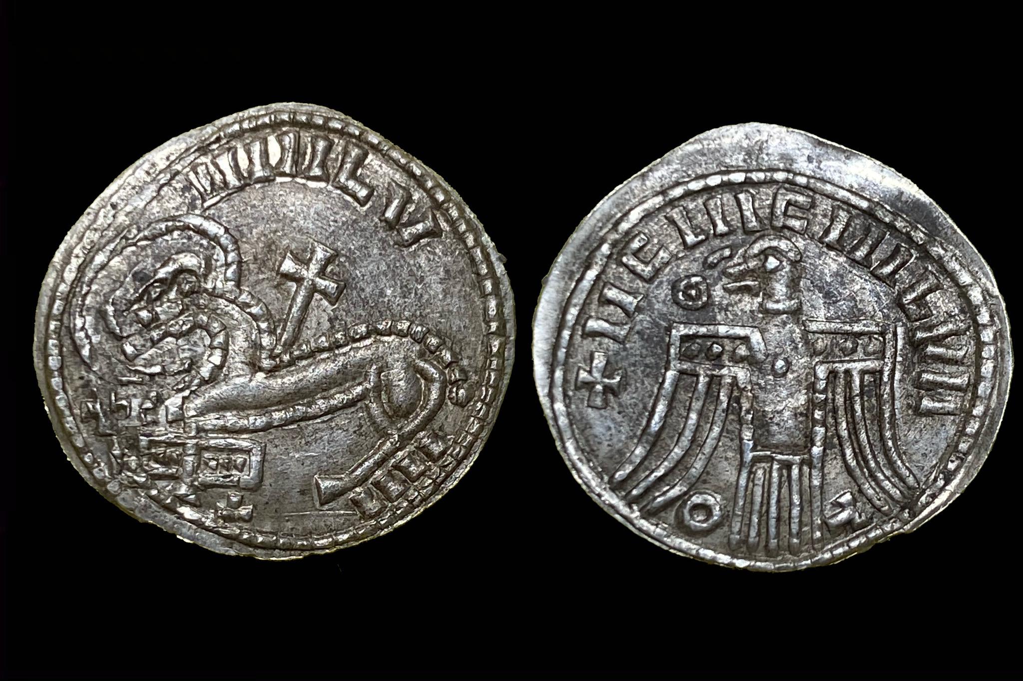 Gyűjtői másolat Agnus Dei SVEND II ESTRIDSEN 1047-1075 ezust DÁN PENNY