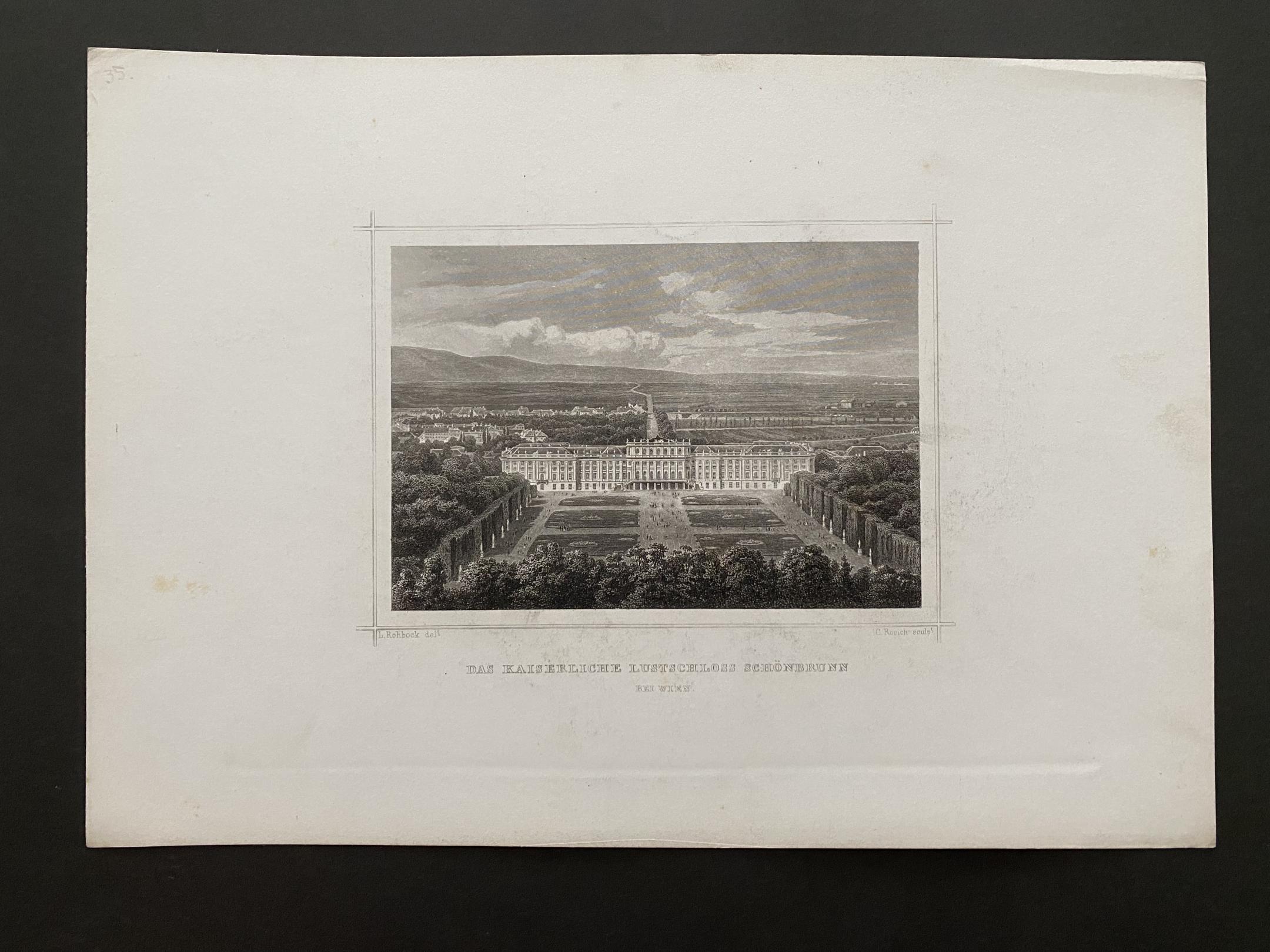 Az Osztrák-Magyar Monarchia Kiadja: Neuland Károly müv.intézete Frankfurtban 1892. Das Kaiserliche Lustschloss Schönbrunn bei Wien