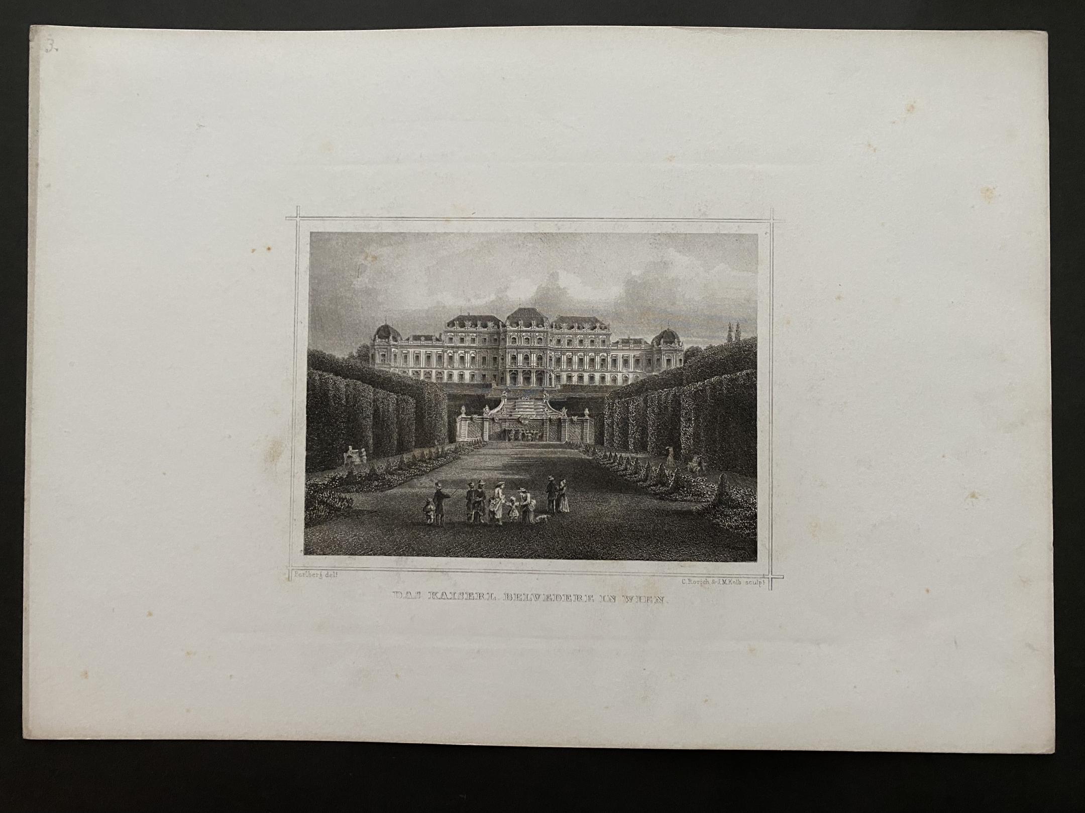 Az Osztrák-Magyar Monarchia Kiadja: Neuland Károly müv.intézete Frankfurtban 1892. Das Kaiserl Belvedere in Wien