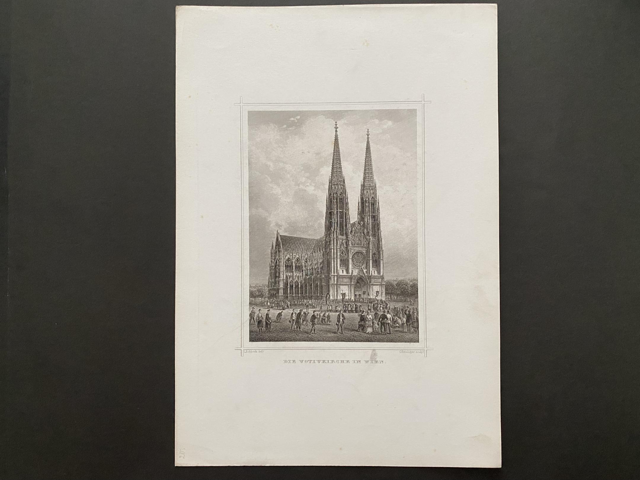 Az Osztrák-Magyar Monarchia Kiadja: Neuland Károly müv.intézete Frankfurtban 1892. Die Votivkirche in Wien