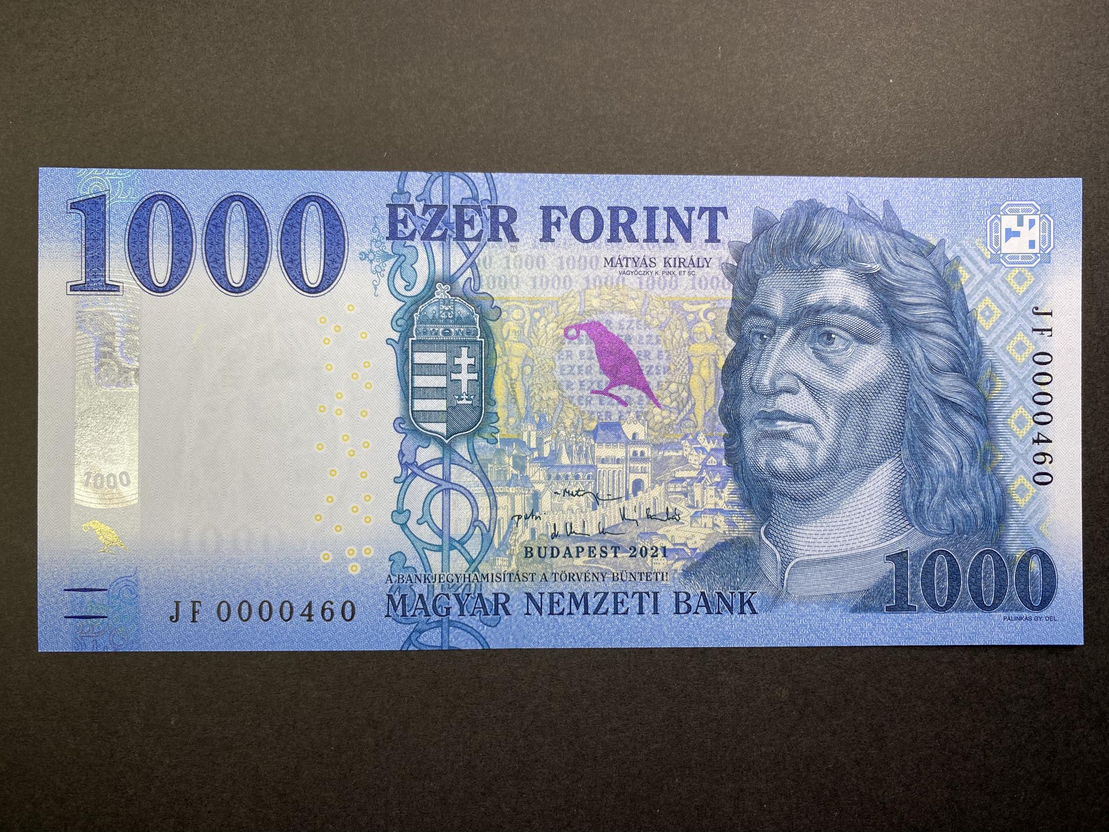 1000 Forint (2021) JF 00460  UNC