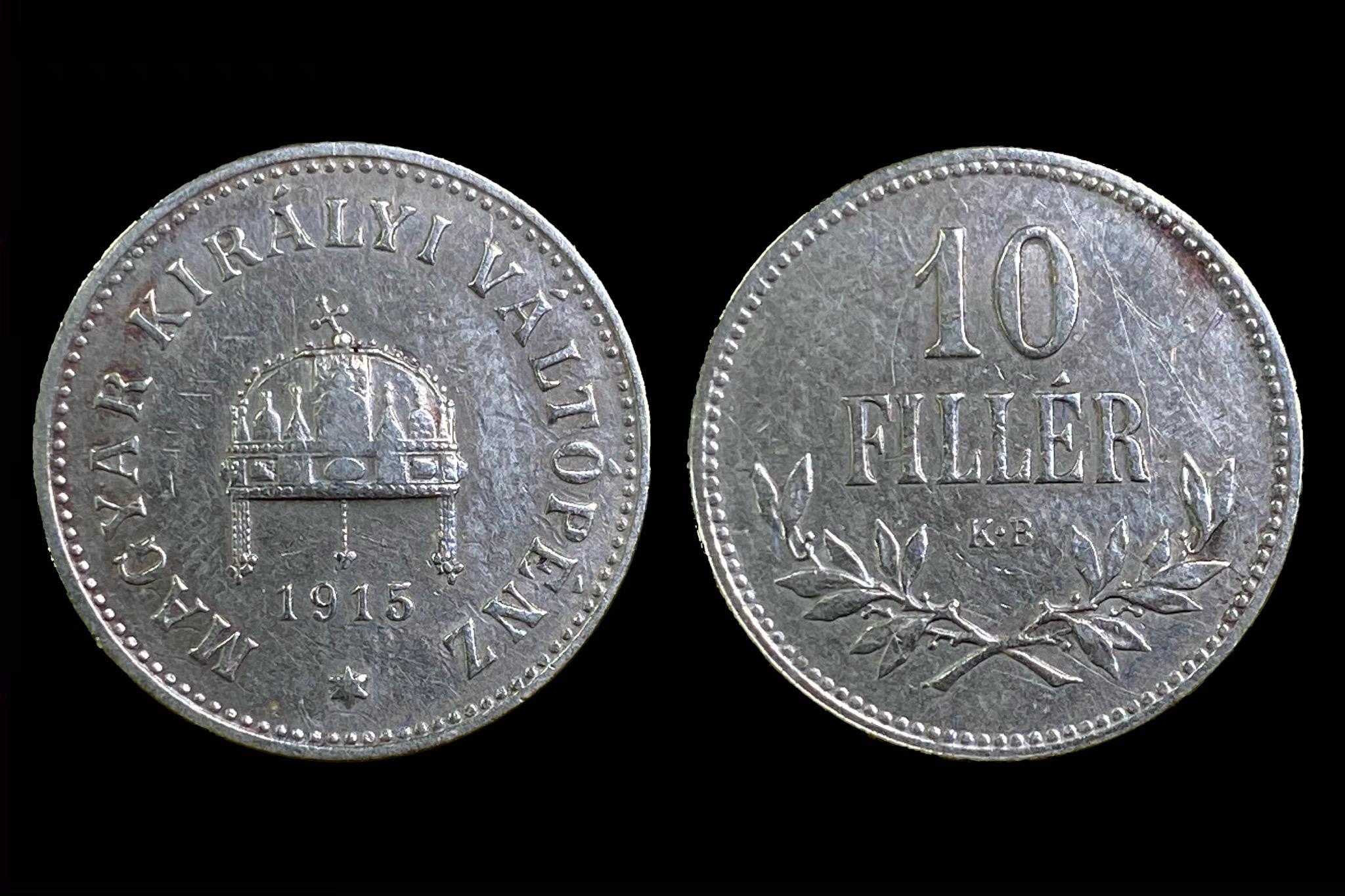 (1915) 10 fillér Adamo K3.1