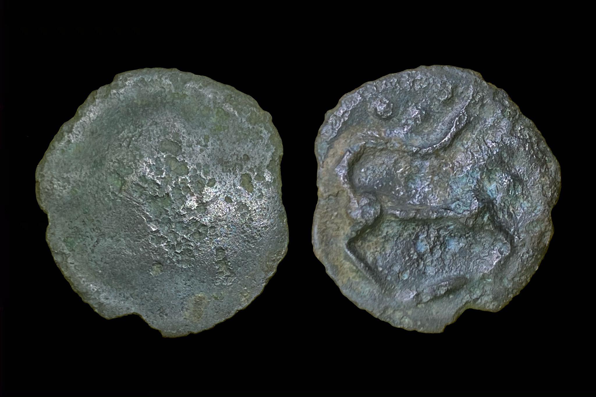 Kelta Gall-Belga Leuci típus (i.e. I.század) potin