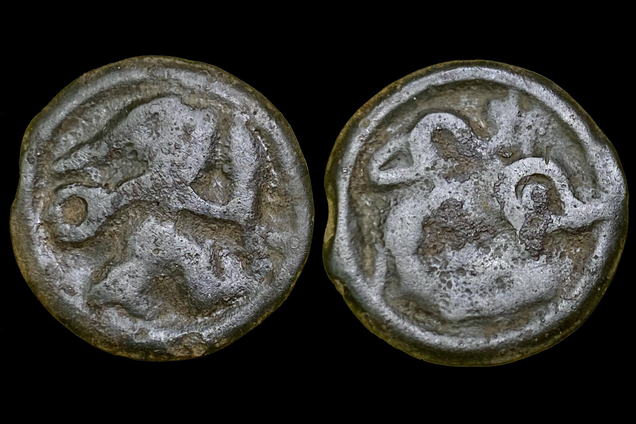 Kelta Gall Remi típus ( i.e.90-50) potin Castelin314 