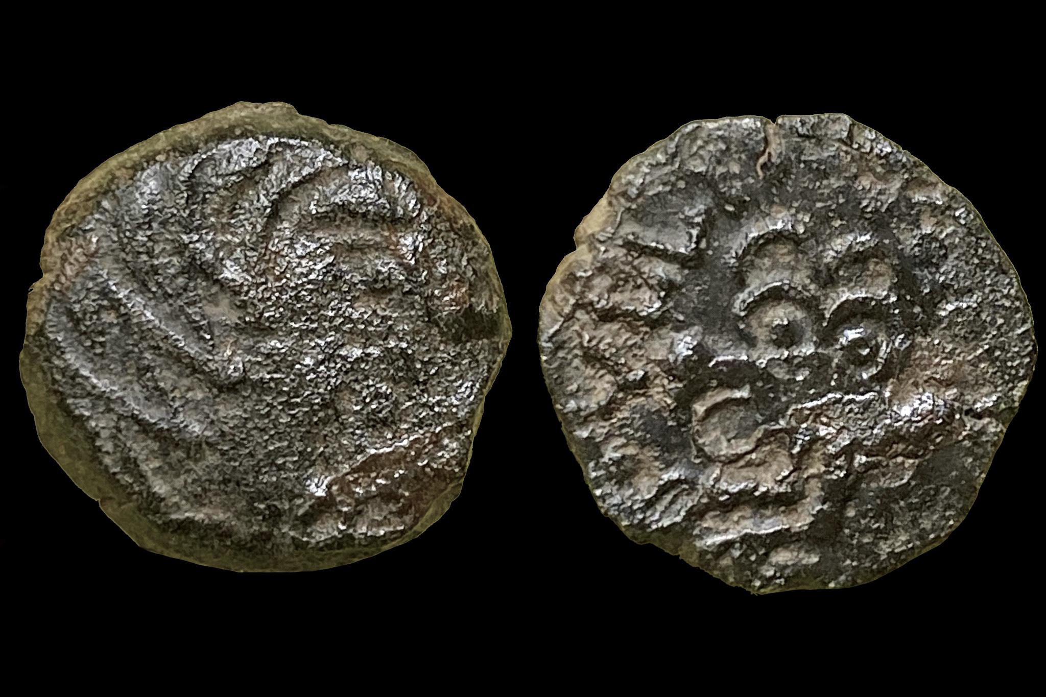 Kelta Senones típus (i.e.52) AE Pedigre R.Chevallier (1922-2015) LT 7508 var. DT 2636 