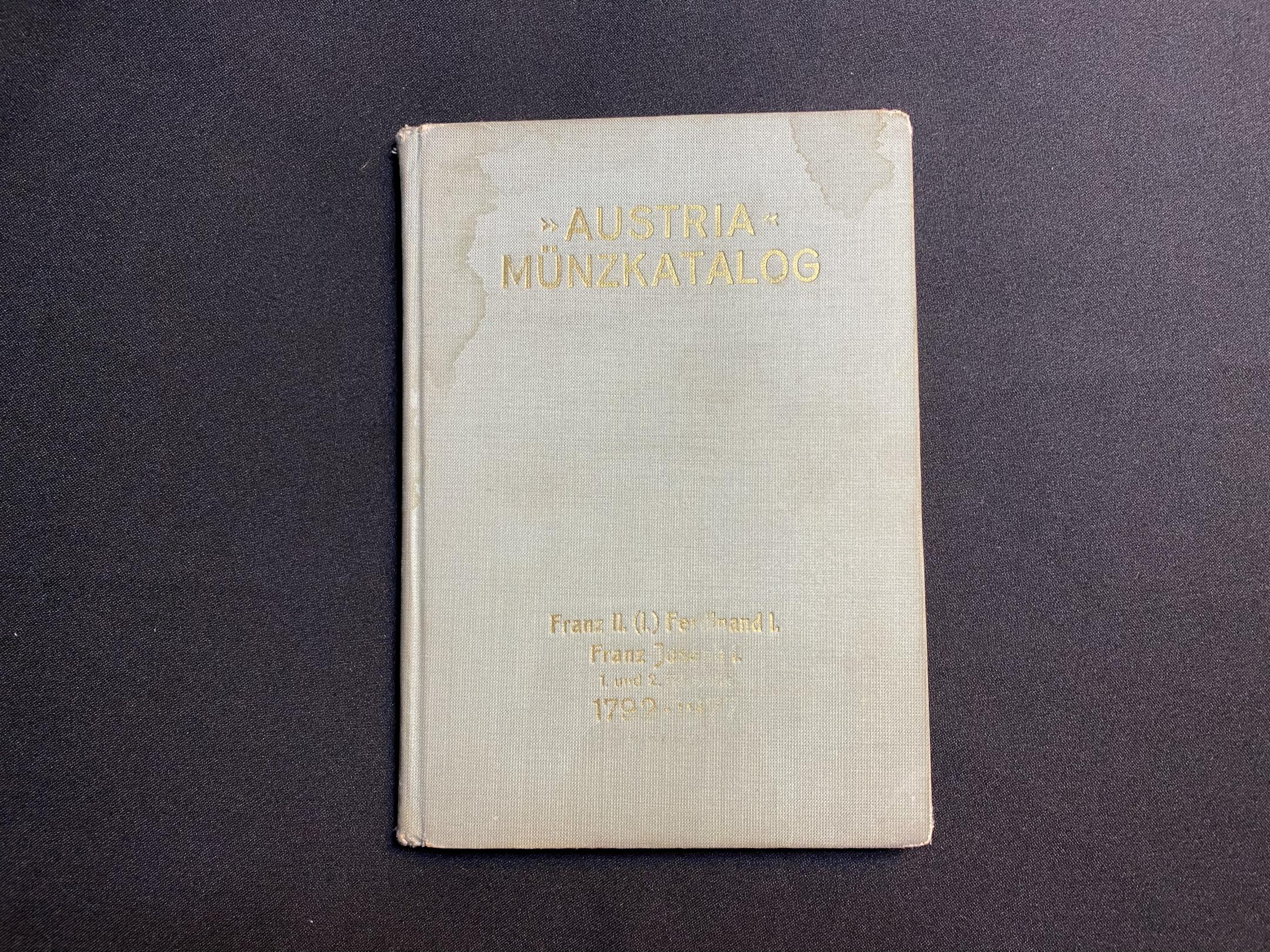Austria Münzkatalog 1792-1977