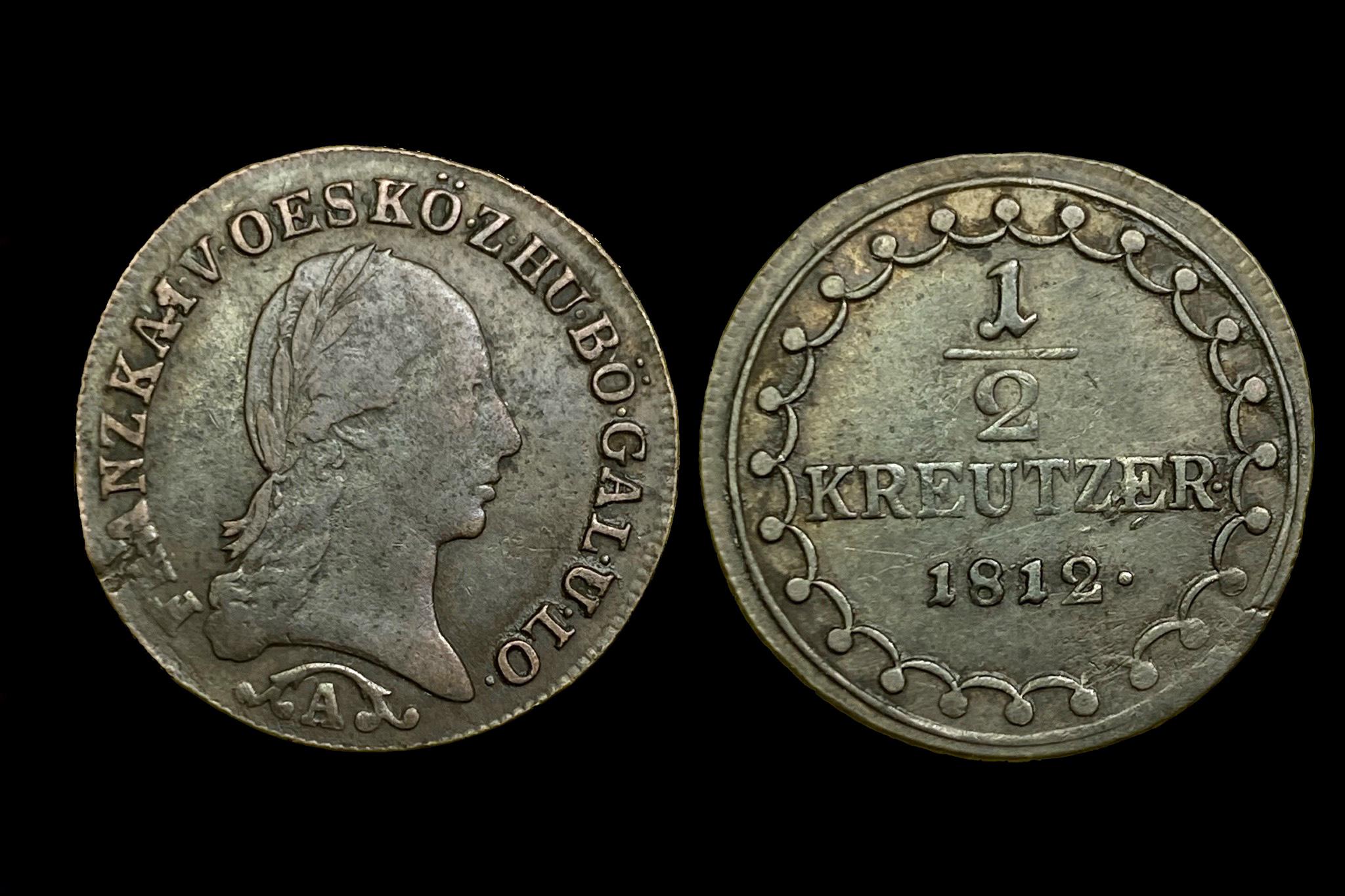 Franz 1/2 kreutzer (1812)A 