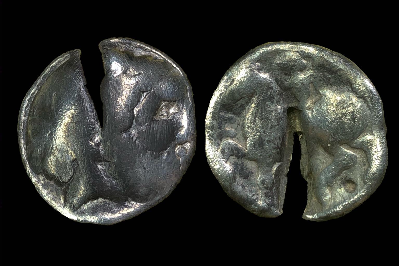 Kelta Tetradrachma II.Philip imitáció i.e. I-II.sz. Göbl OTA 31 var