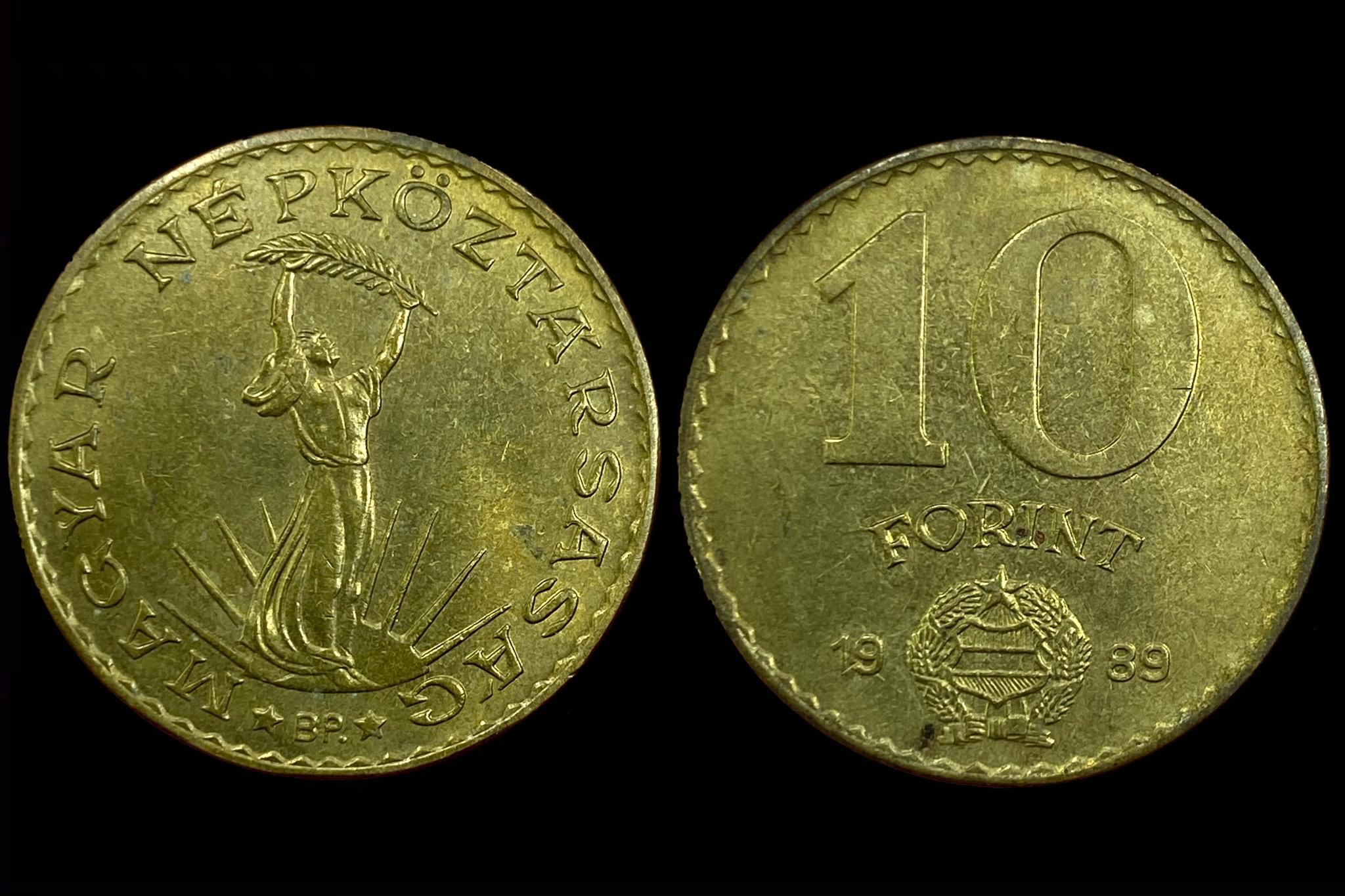 10 Forint (1989) Adamo F9.1 