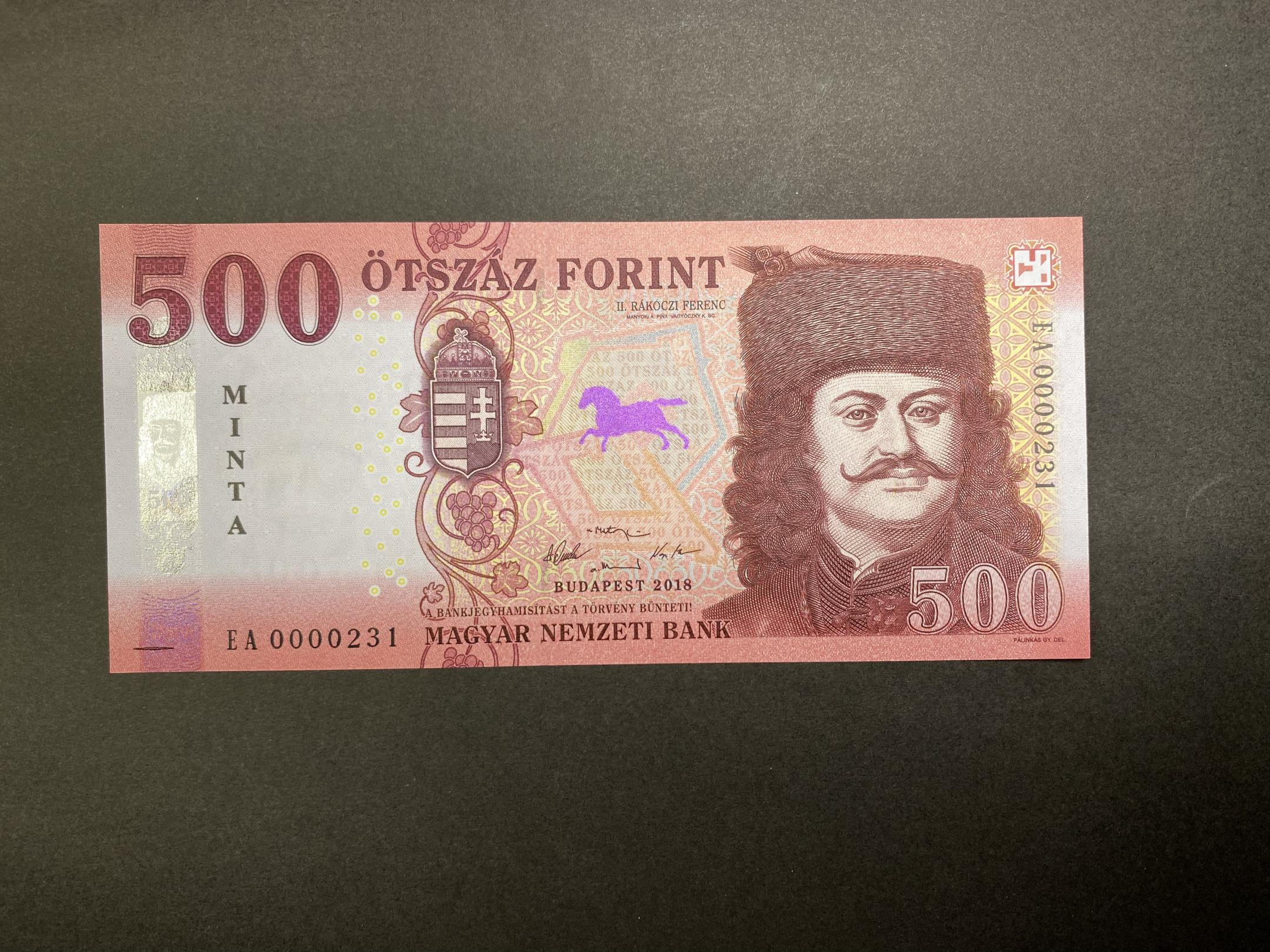 500 Forint MINTA EA UNC (2018) 