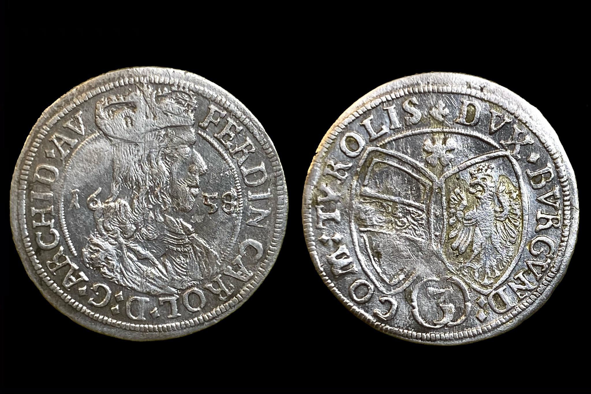 III. Ferdinánd Károly (1658) 3 krajcár Tyrol