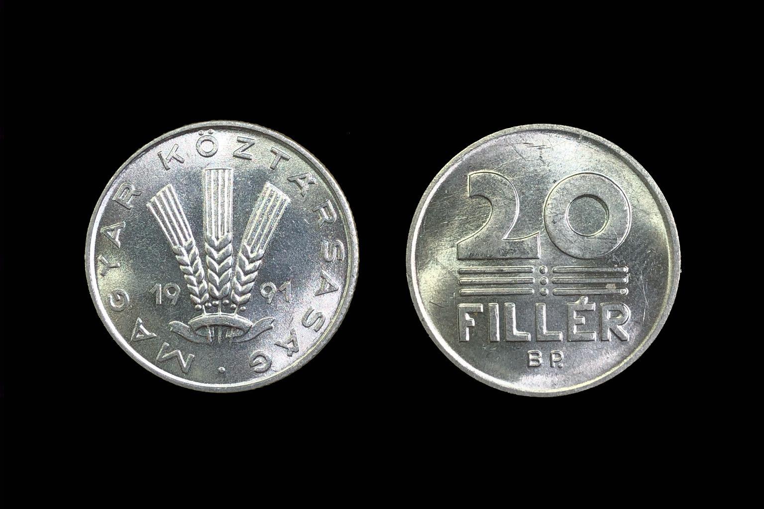 (1991) 20 Fillér Adamo F4.3