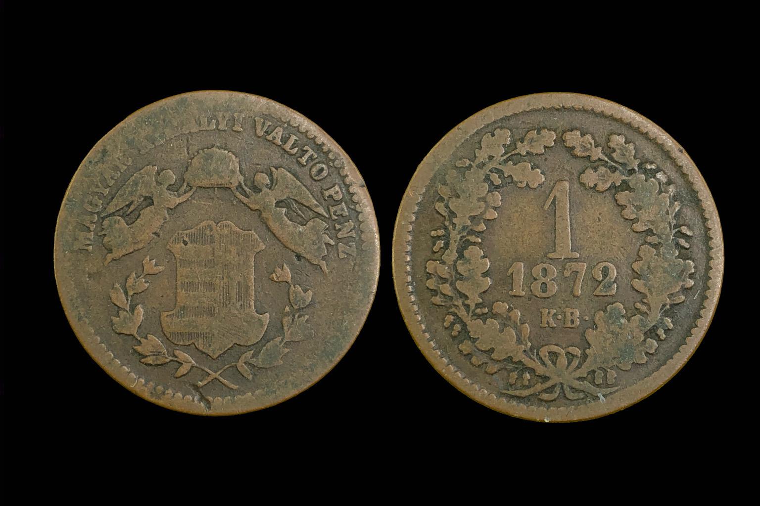 Franz Joseph (1872) 1 kreutzer K-B 