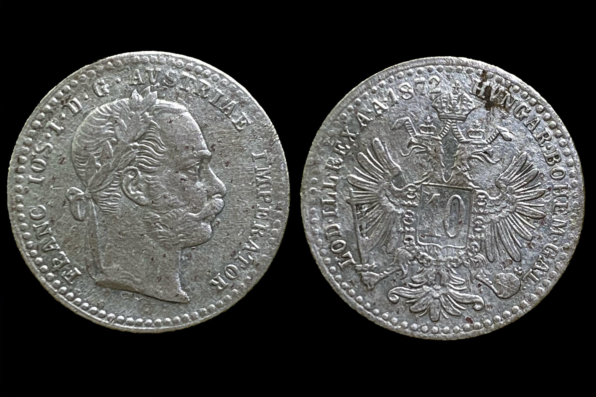 Franz Joseph 10 kreutzer (1872) 