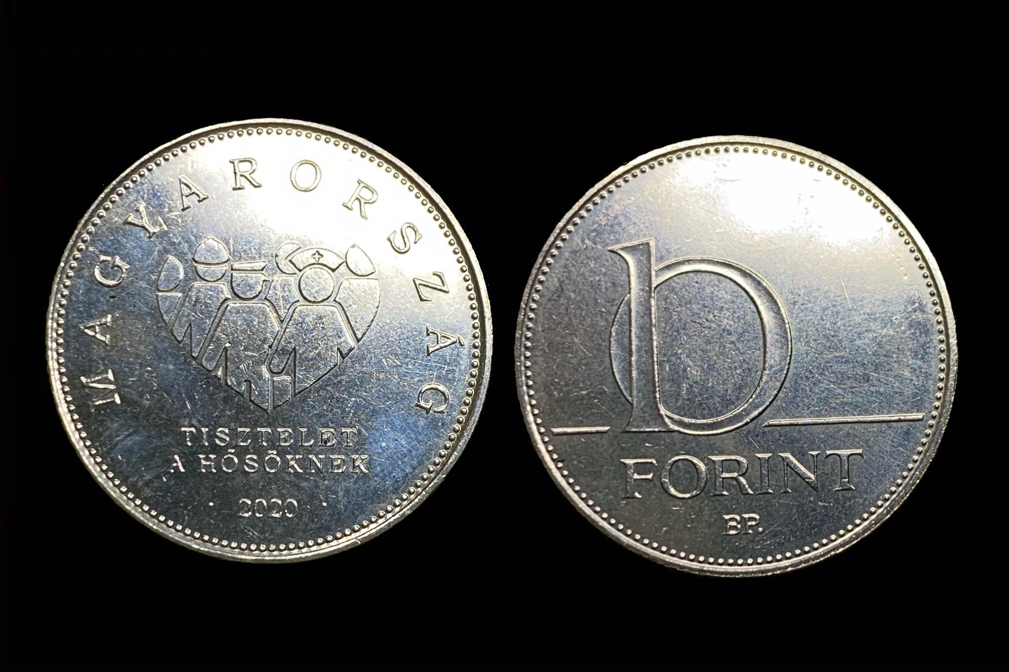 10 forint (2020) Tisztelet a hősöknek FOEM17 