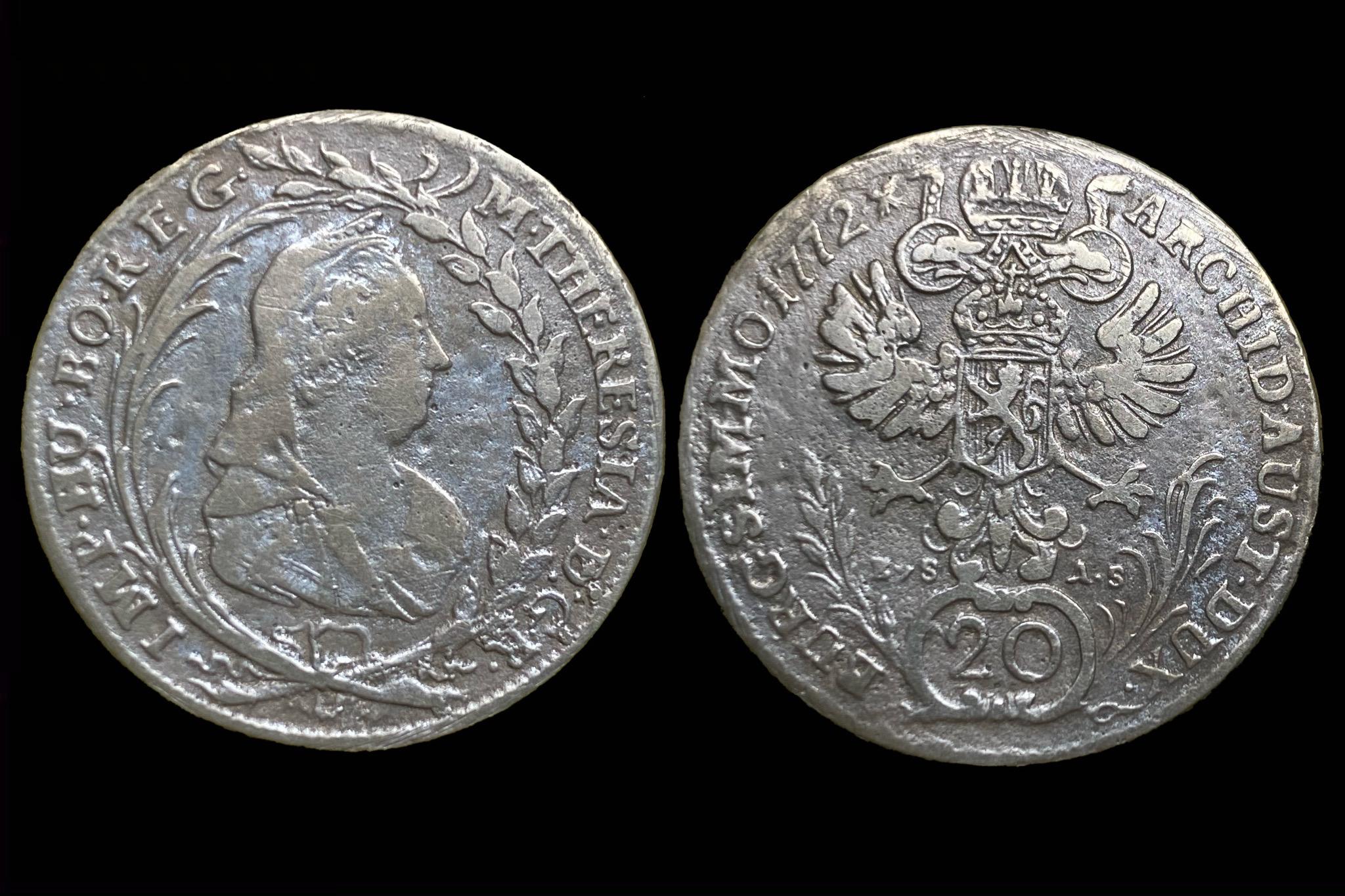 Maria Theresia   ia 20 Krajcár (1772) (FAKE)