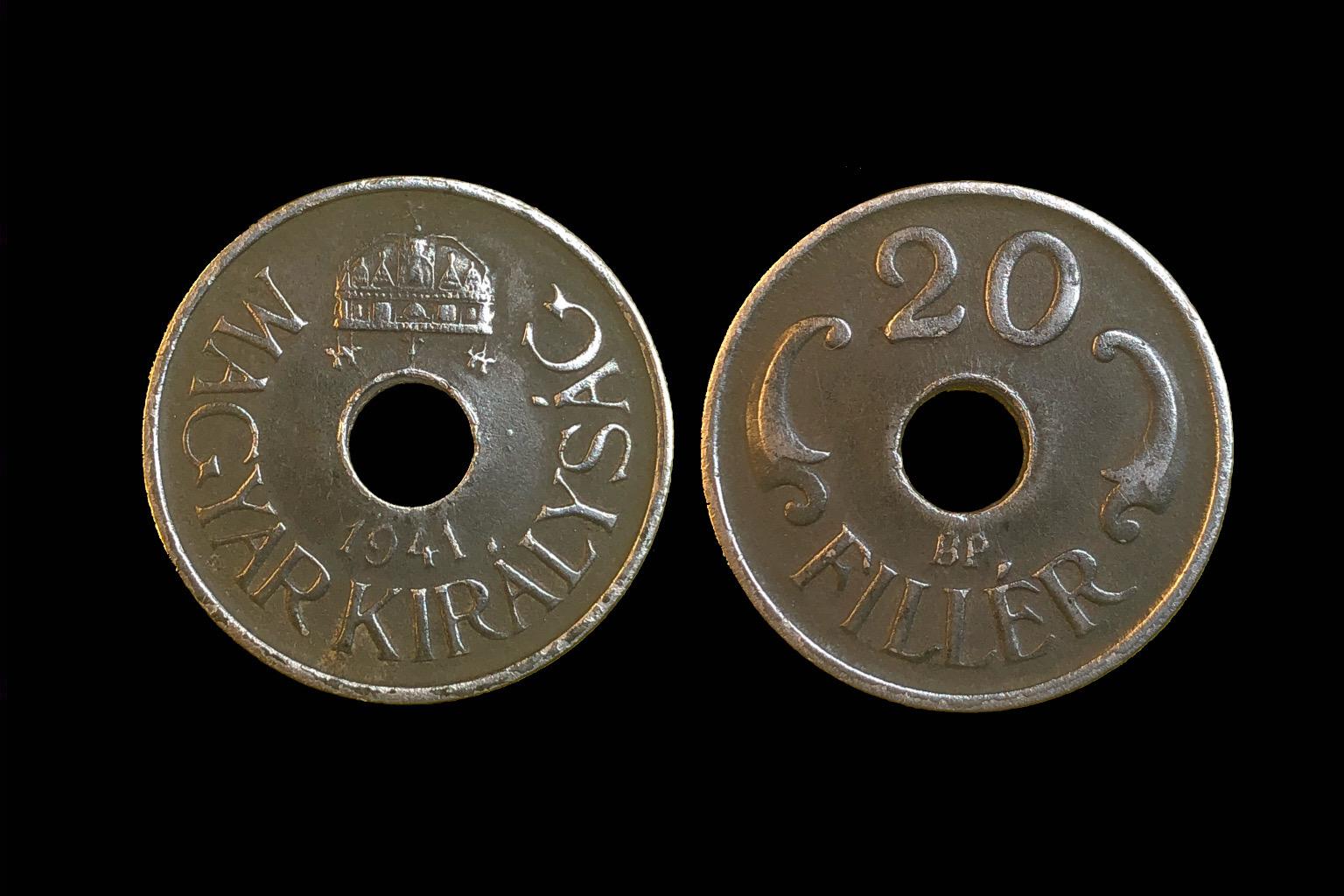 (1941) 20 fillér Adamo P4.1