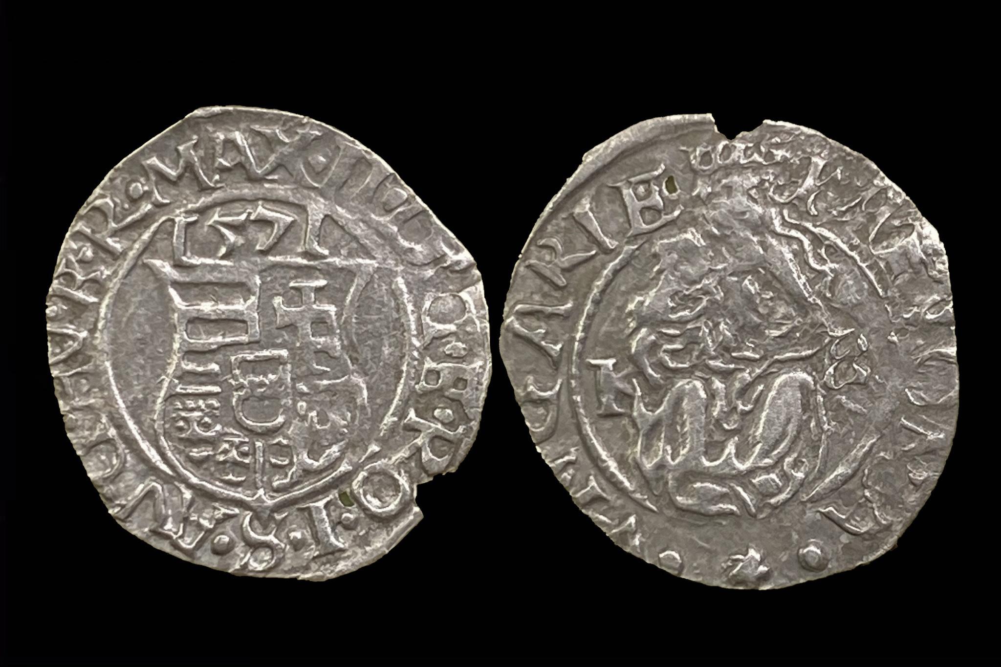 I. Miksa dénár (1571) K-B Éh-766