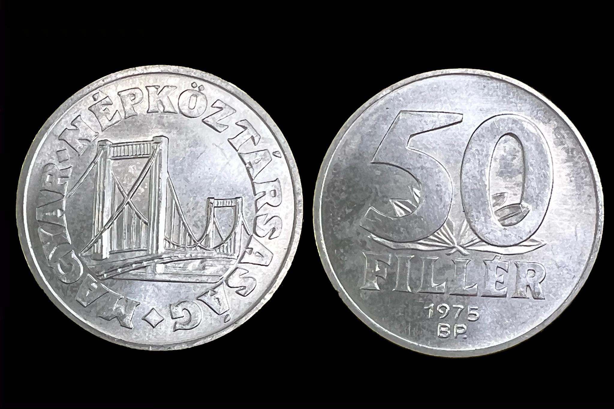 (1975) 50 fillér UNC Adamo F5.2