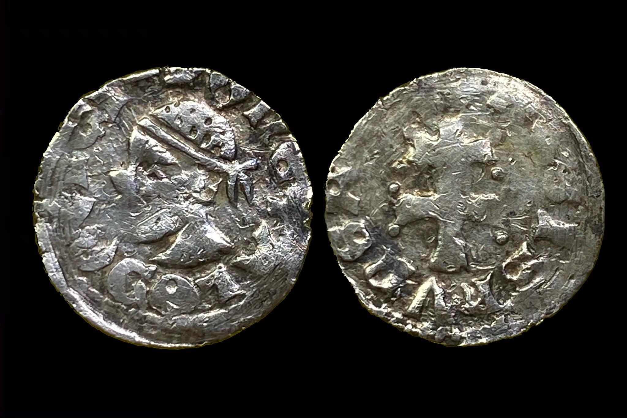 I. Lajos dénár EK-25 39 1 (hajas)