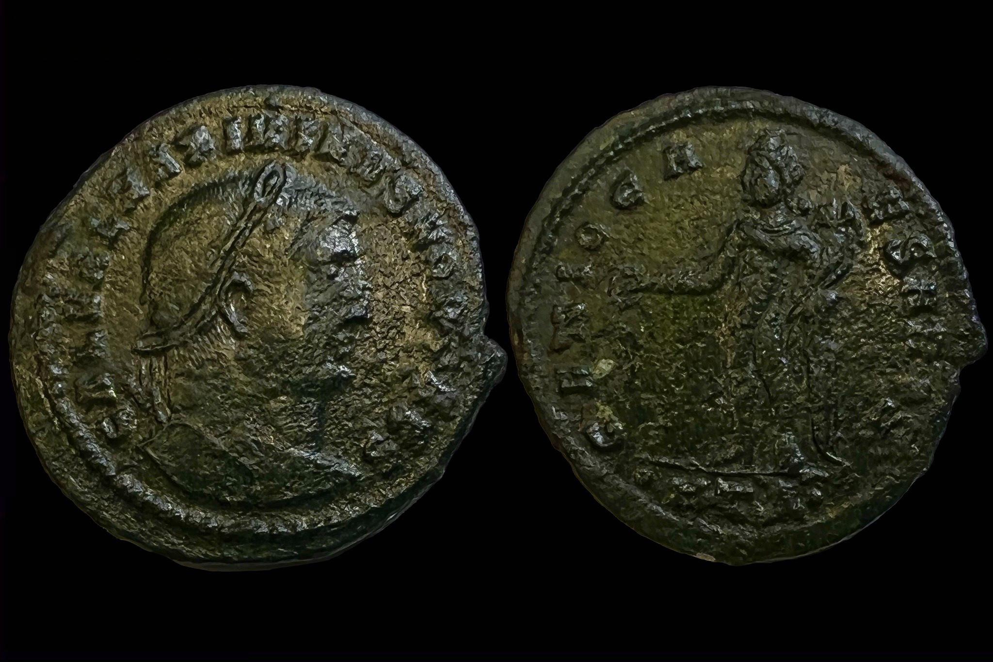 II. MAXIMINUS DAIA (308-309) follis RIC 43