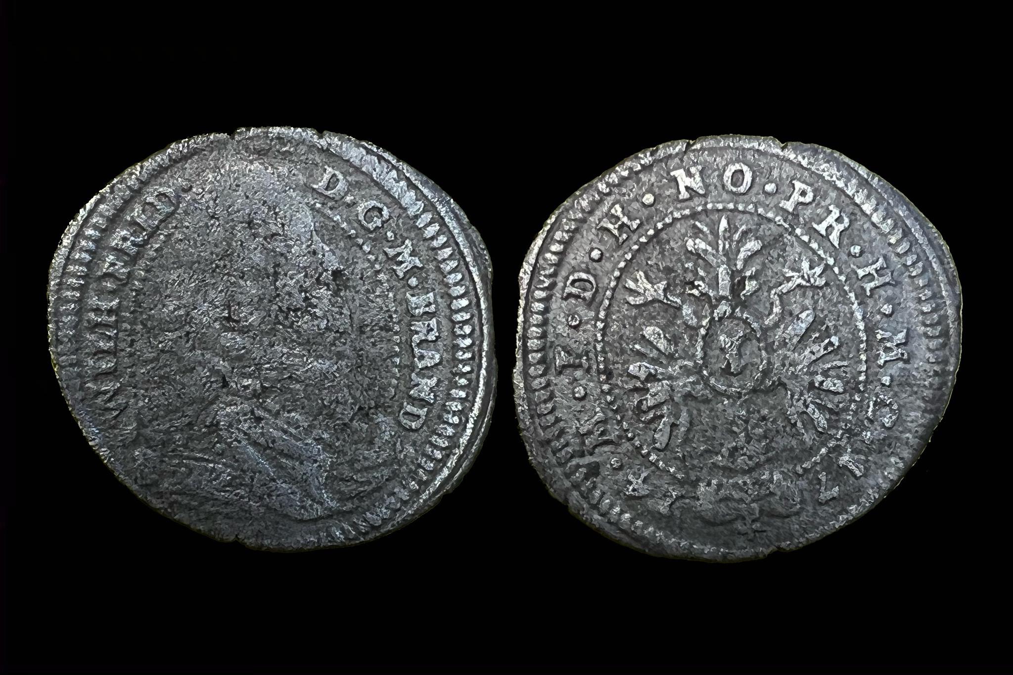 Wilhelm Frederich 1 Krajcár Poroszország (1714)