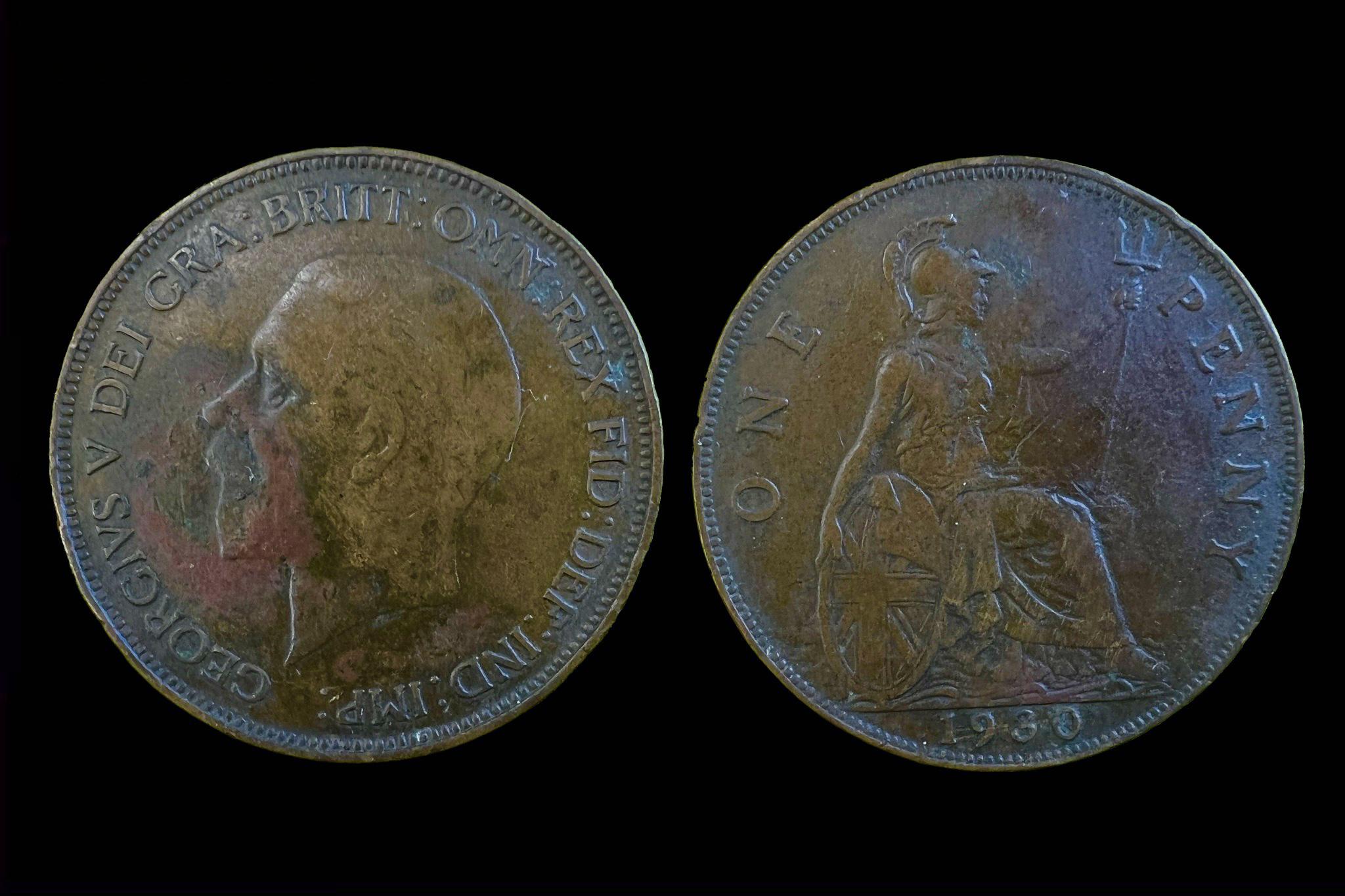 V. György 1 Penny (1930)