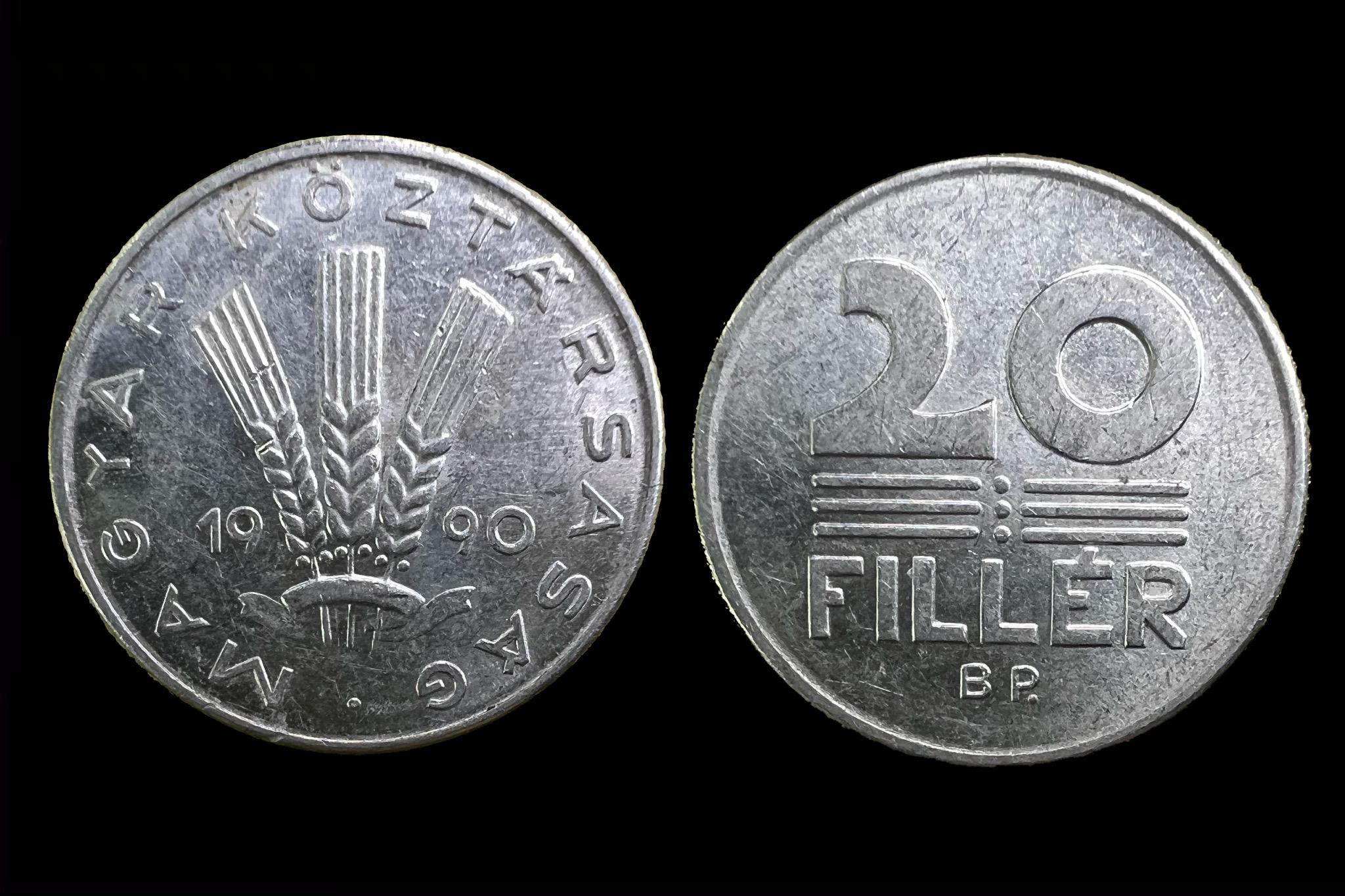 20 fillér (1990) Adamo F4.3