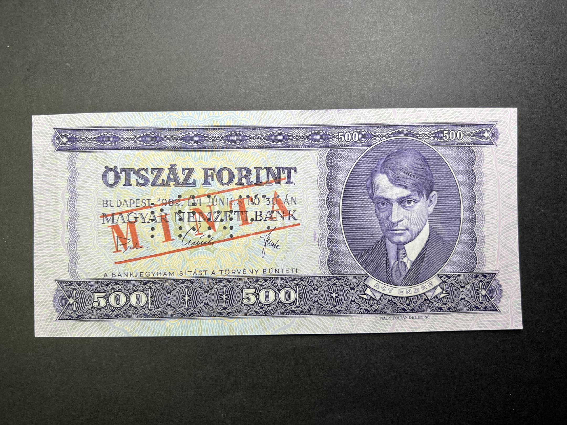 500 Forint (1969) MINTA 001738 Adamo F40Ma UNC