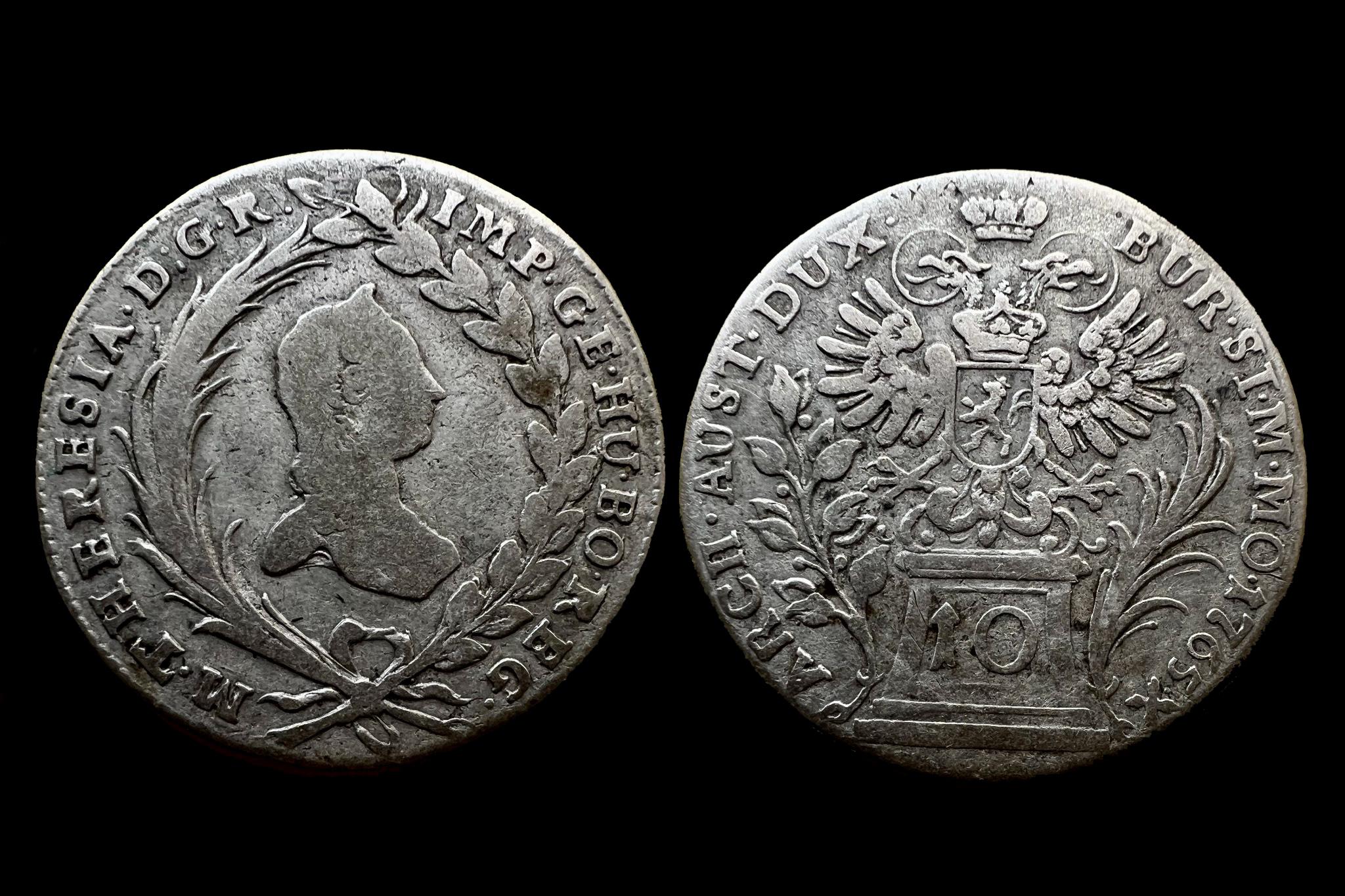 Maria Theresia   ia 10 Krajcár (1765)  