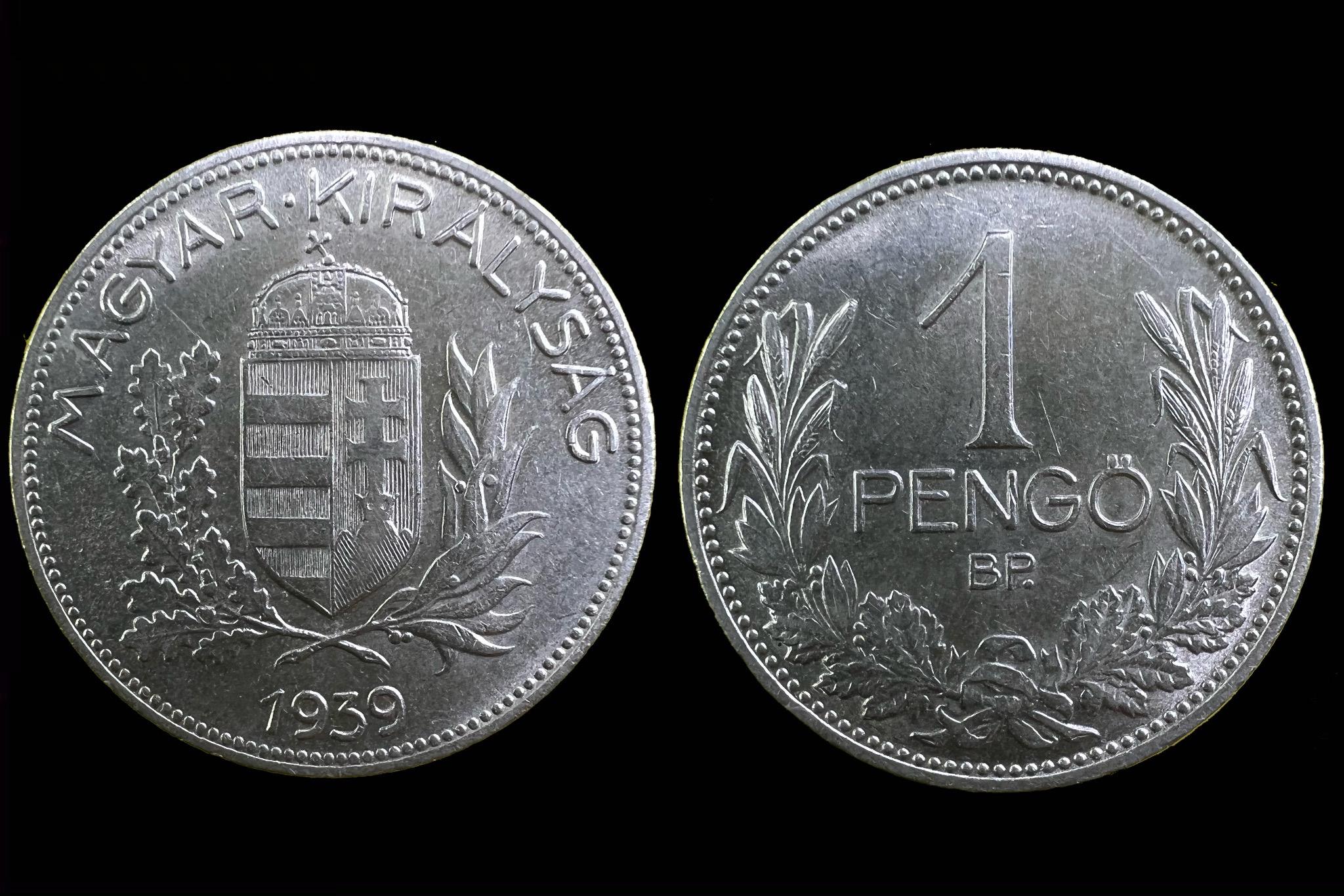 (1939) 1 pengő Adamo P6