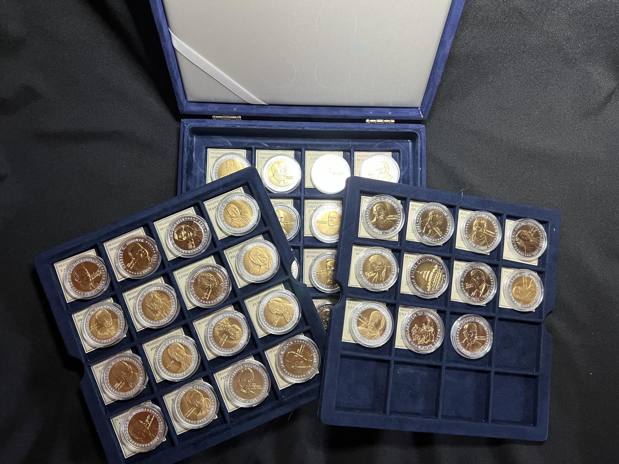 Amerika elnökei díszdobozban 43db