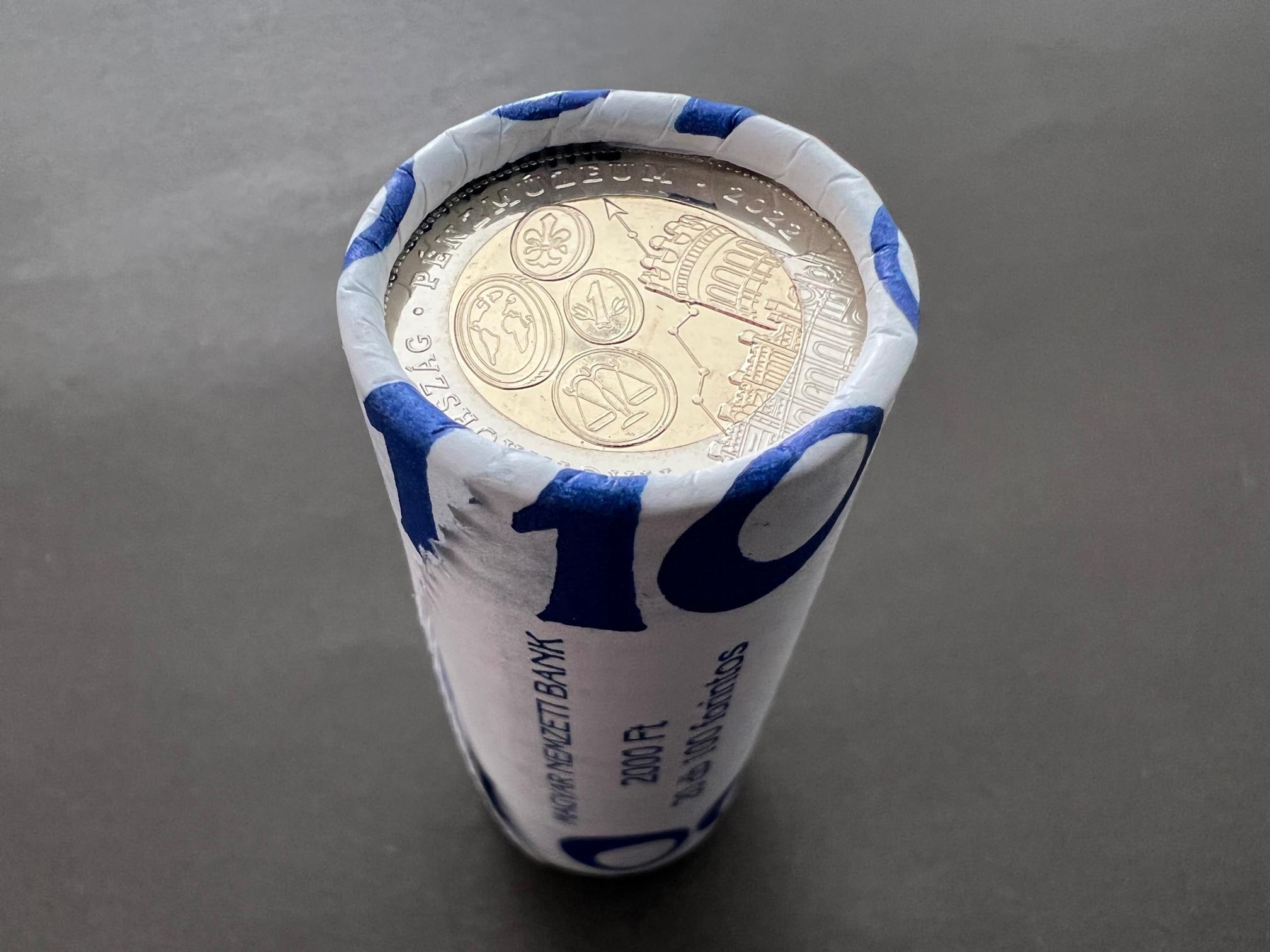 Pénzmúzeum 100 forintos emlékváltozat rolniban (1 db – 20 db /rolni)