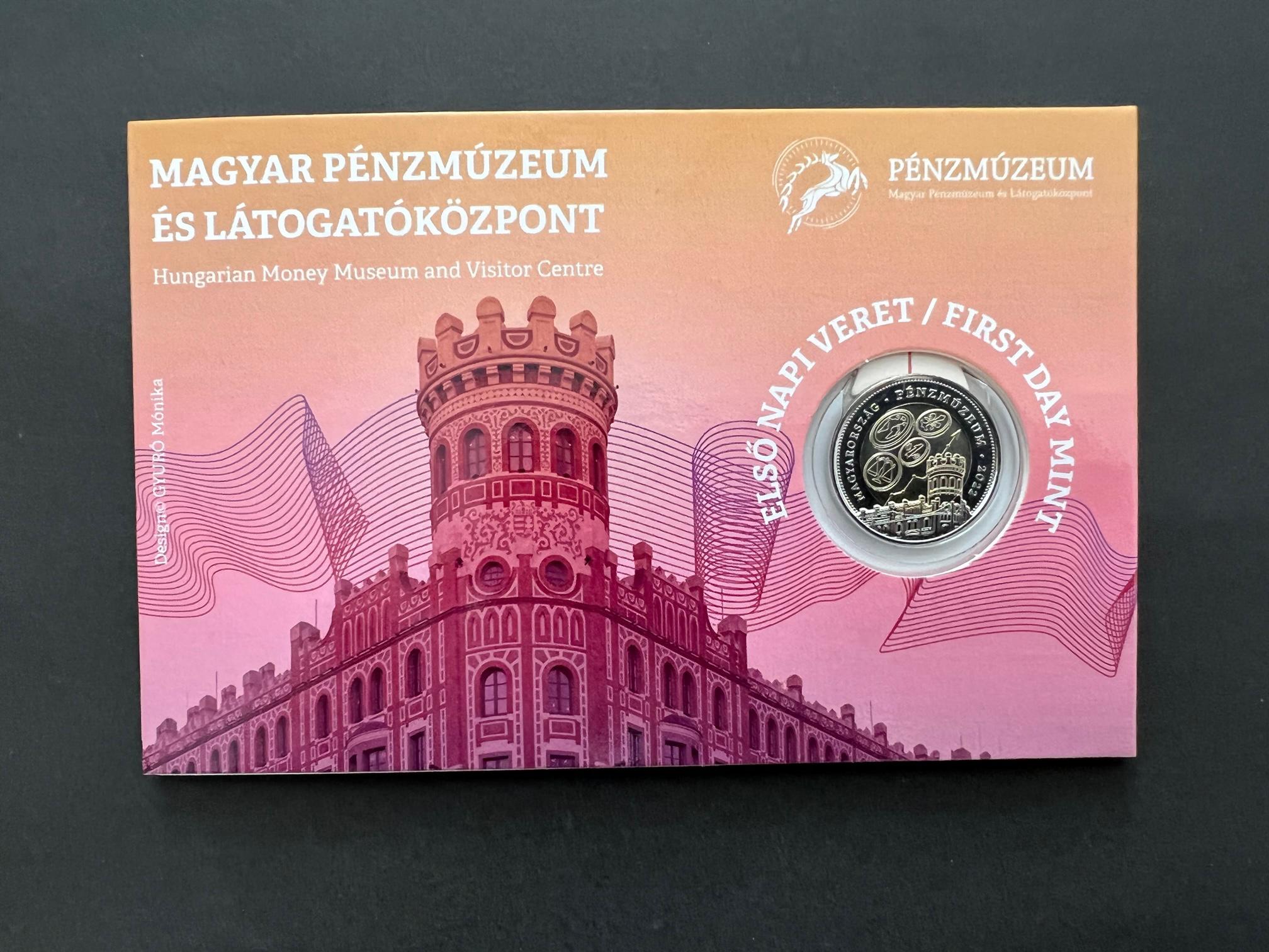 Pénzmúzeum 100 forintos emlékváltozat első napi veret