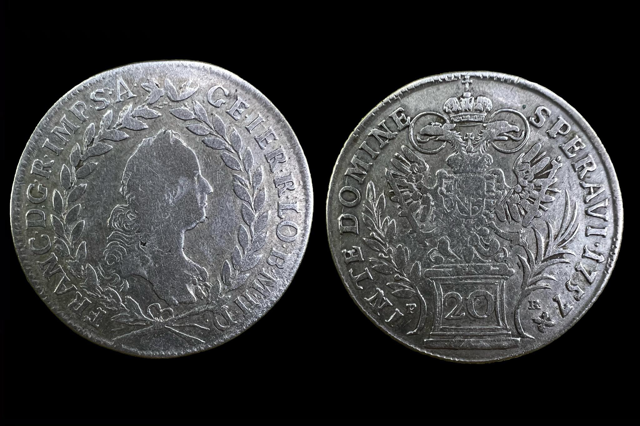 Lotharingiai Franz 20 Krajcár (1757)PR