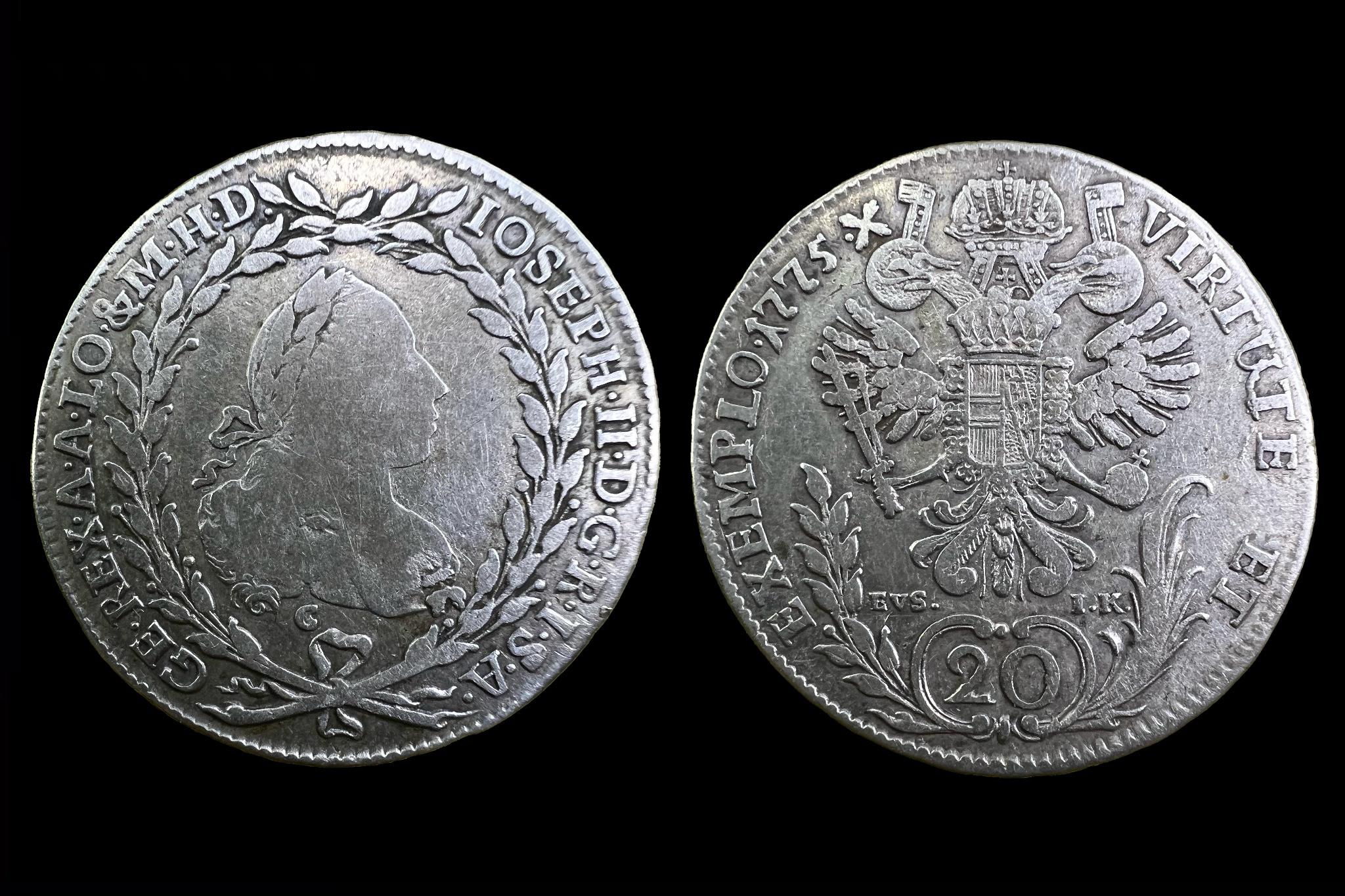 II. Joseph  20 Krajcár (1775)EVSIK