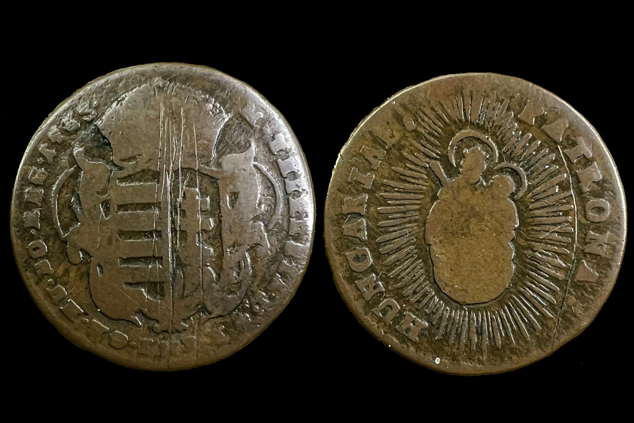Maria Theresia   ia 1 Dénár (1763) Éh-1278 
