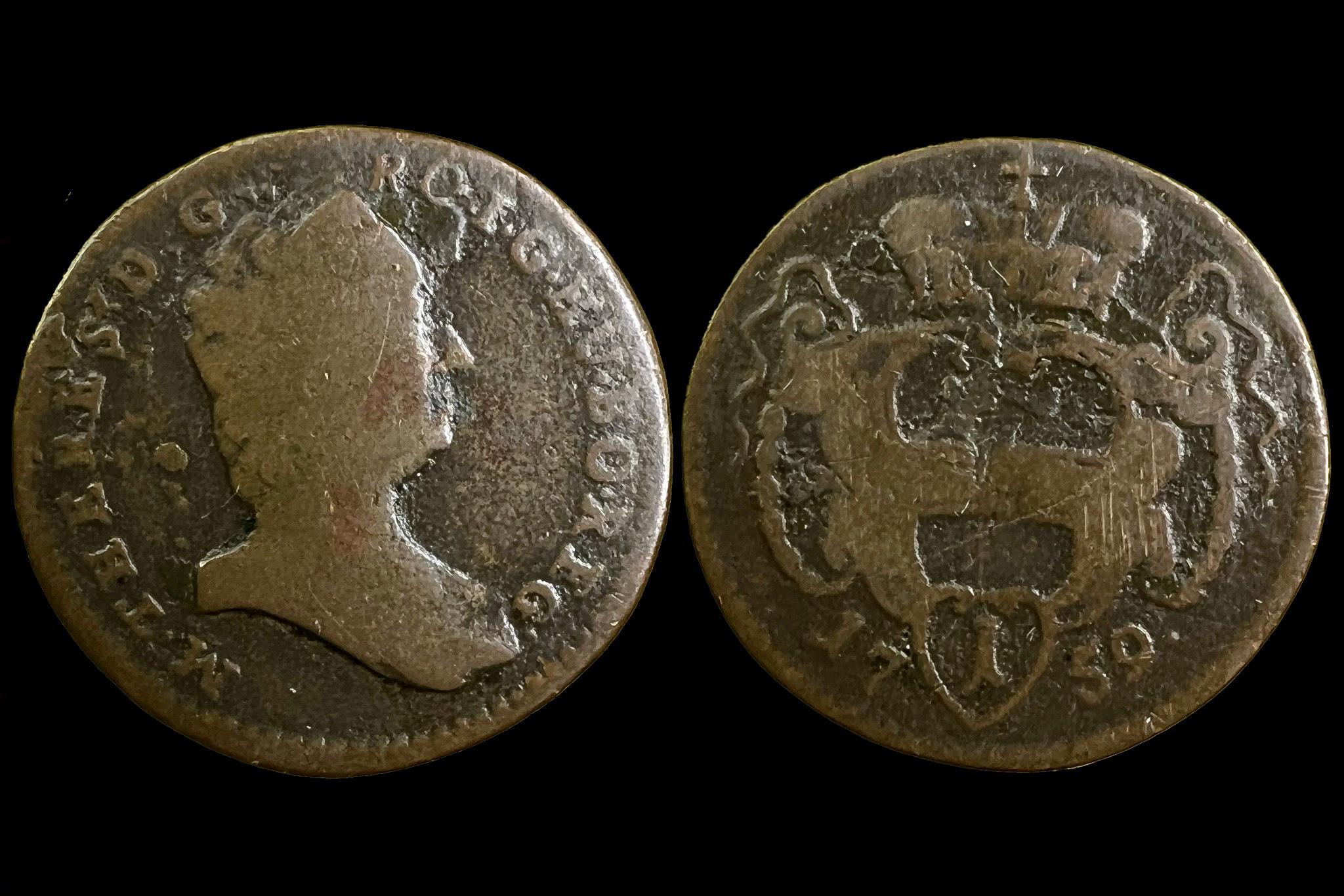 Maria Theresia   ia 1 Pfennig (1759)Wien KM1979 