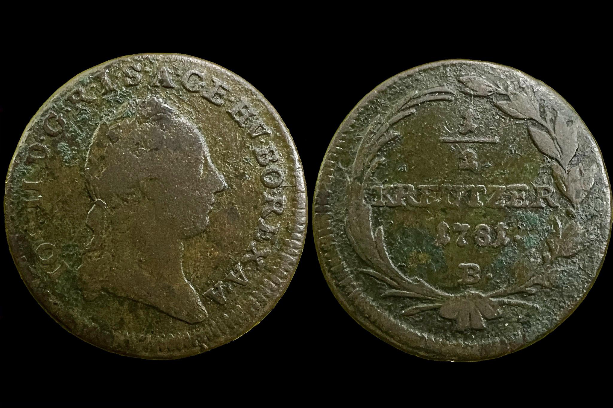 II. Joseph 1/2Krajcár (1781)B 