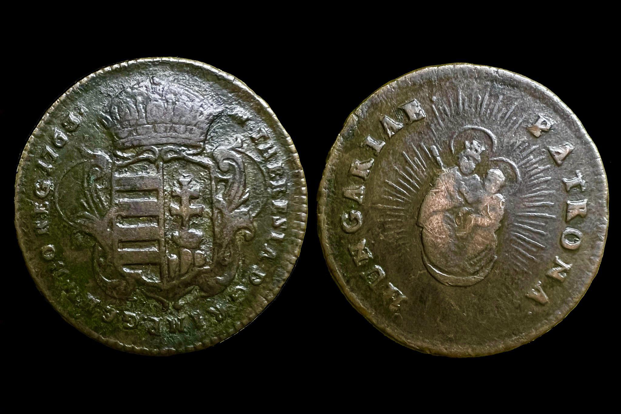 Maria Theresia   ia denar (1763) Éh-1278