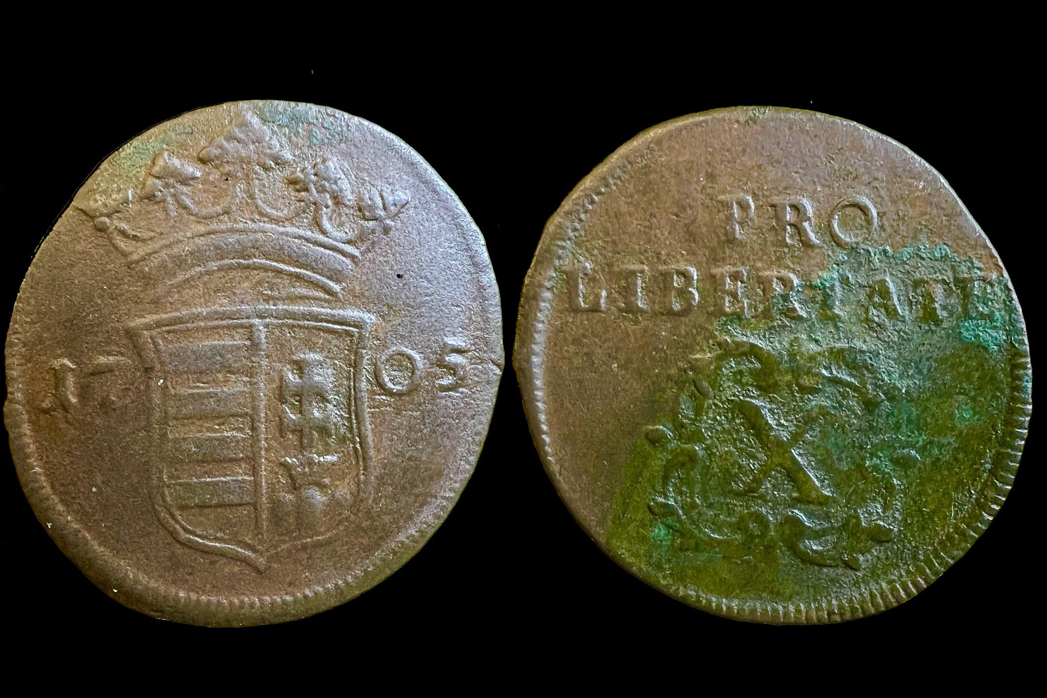 II.Rákóczi Ferenc X poltura Éh-1133 (1705) 