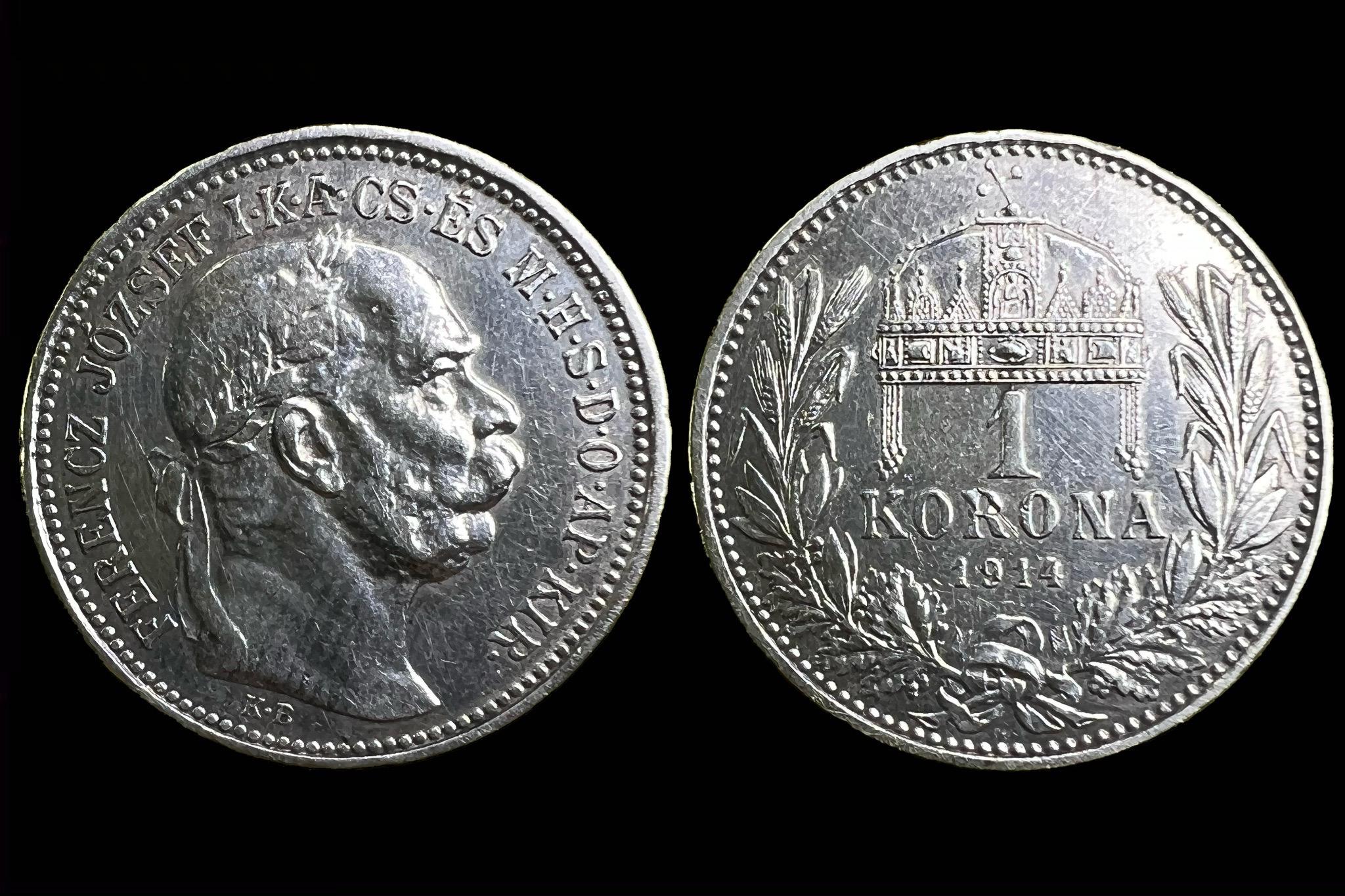Franz Joseph 1 Korona (1914)