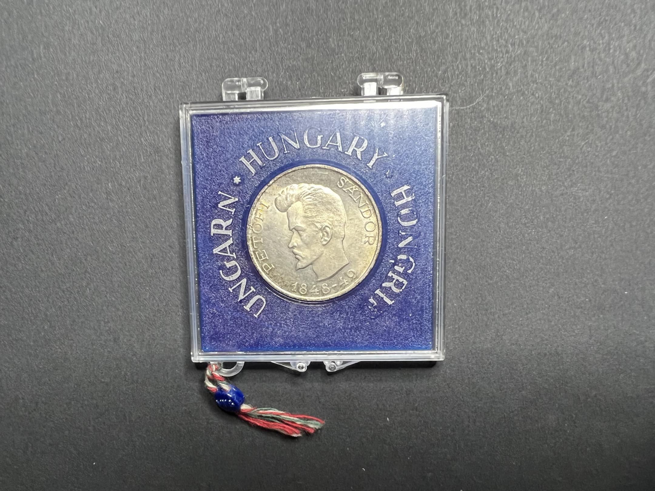Petőfi Sándor 5 Forint (1948) emlékérme dísztokban
