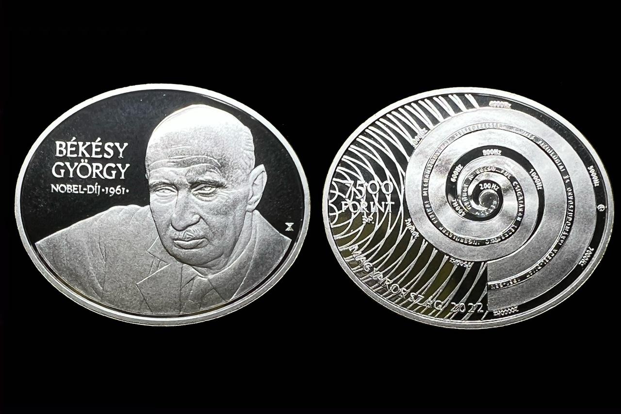 2022. évi Békésy György silver emlékérme UNC prospektussal