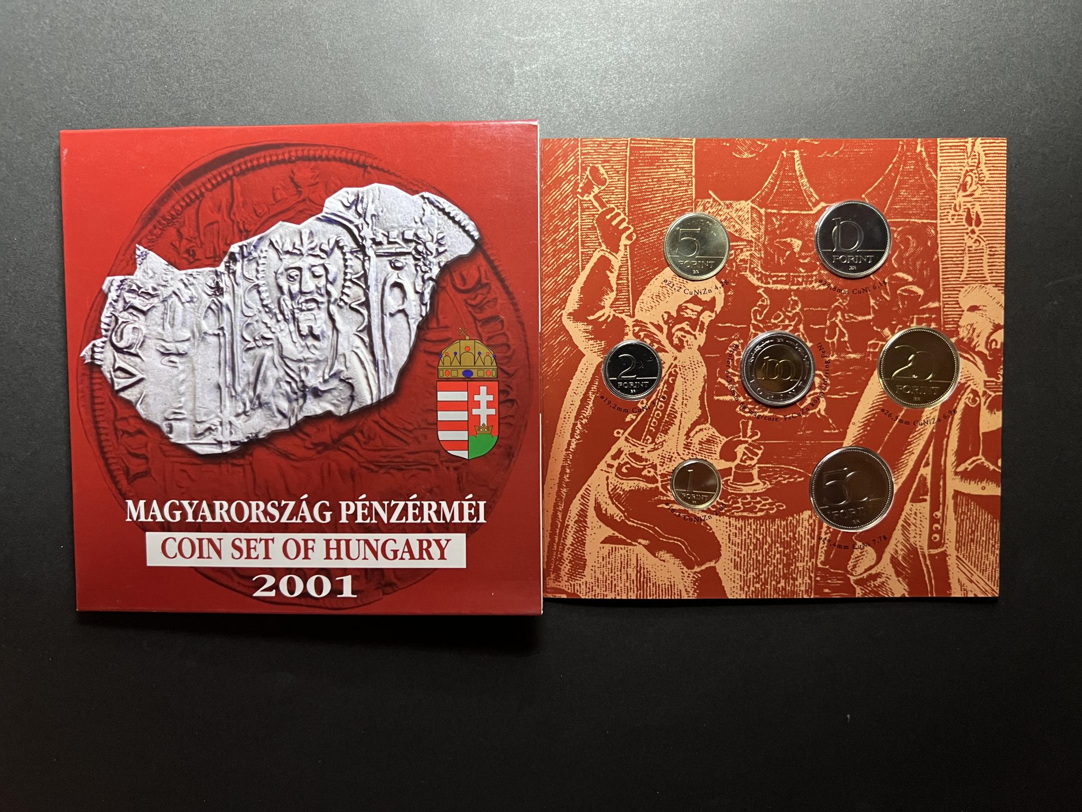 Magyarország pénzérméi - 2001 BU